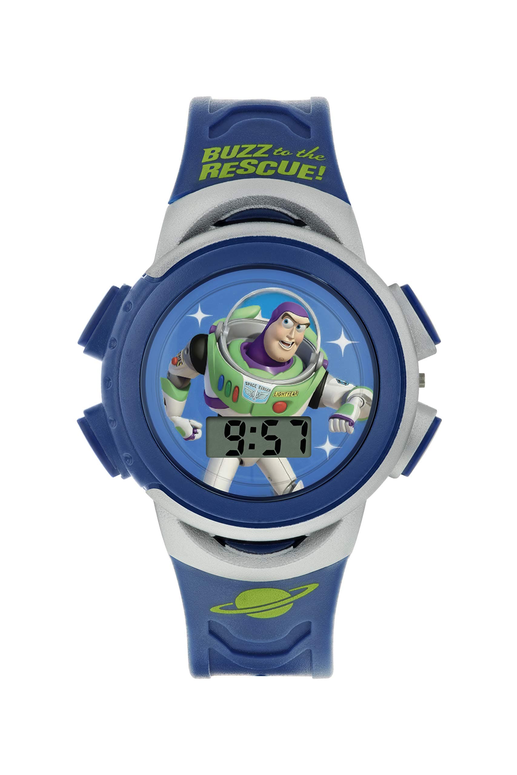 DisneyToy Story Boy's Digital Quartz Watch with Rubber Strap TYM4009ARG