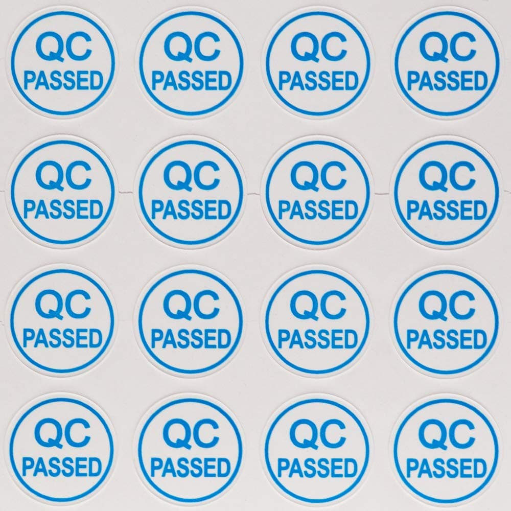 QC Passed Sticker Round Shape Diameter 8MM 5000pcs