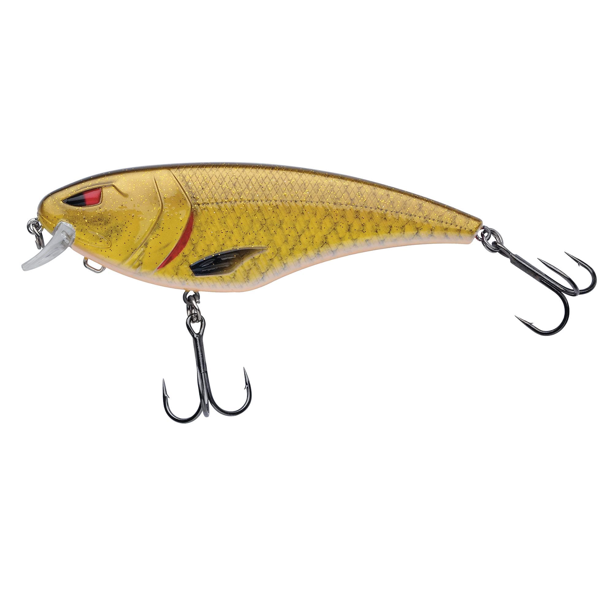 Sponsored Ad – Berkley Zilla Flanker Pike Fishing Lure - Floating Shallow Running Wobbler with Fusion 19 Treble Hooks - Lead Free