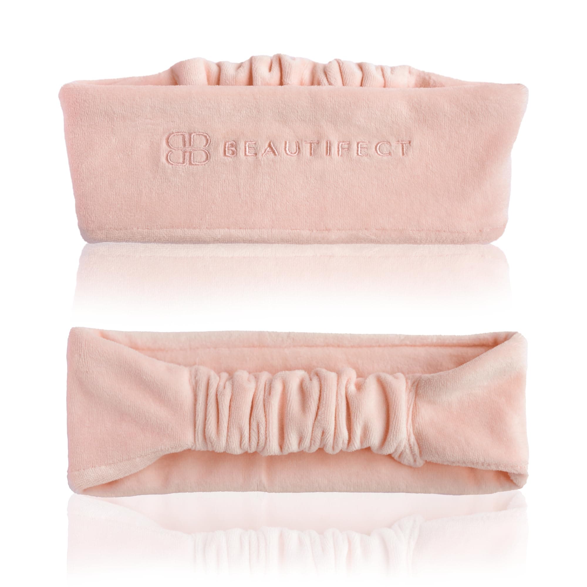 Beautifect Spa Headband - Skincare Headband Prevents Friction & Breakage to Skin & Hair - Premium & Durable Fabric, Absorbs Excess Moisture - Makeup Headband For Self-Care Routines