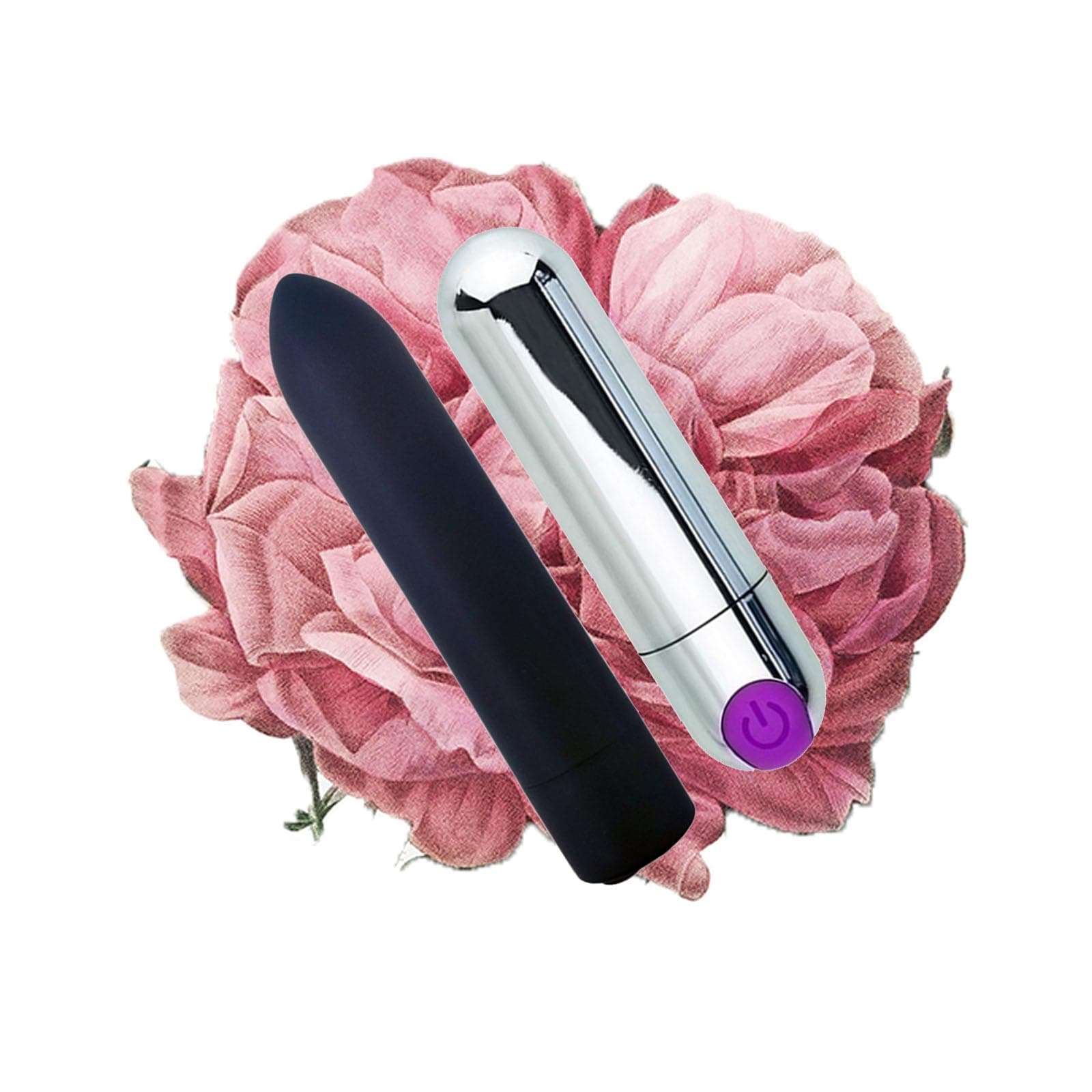 Mini 10 Powerful Speeds Sensory Toy for Women, Handheld Portable USB Rechargeable Waterproof Toys for Womens (2 Pack) VE-009