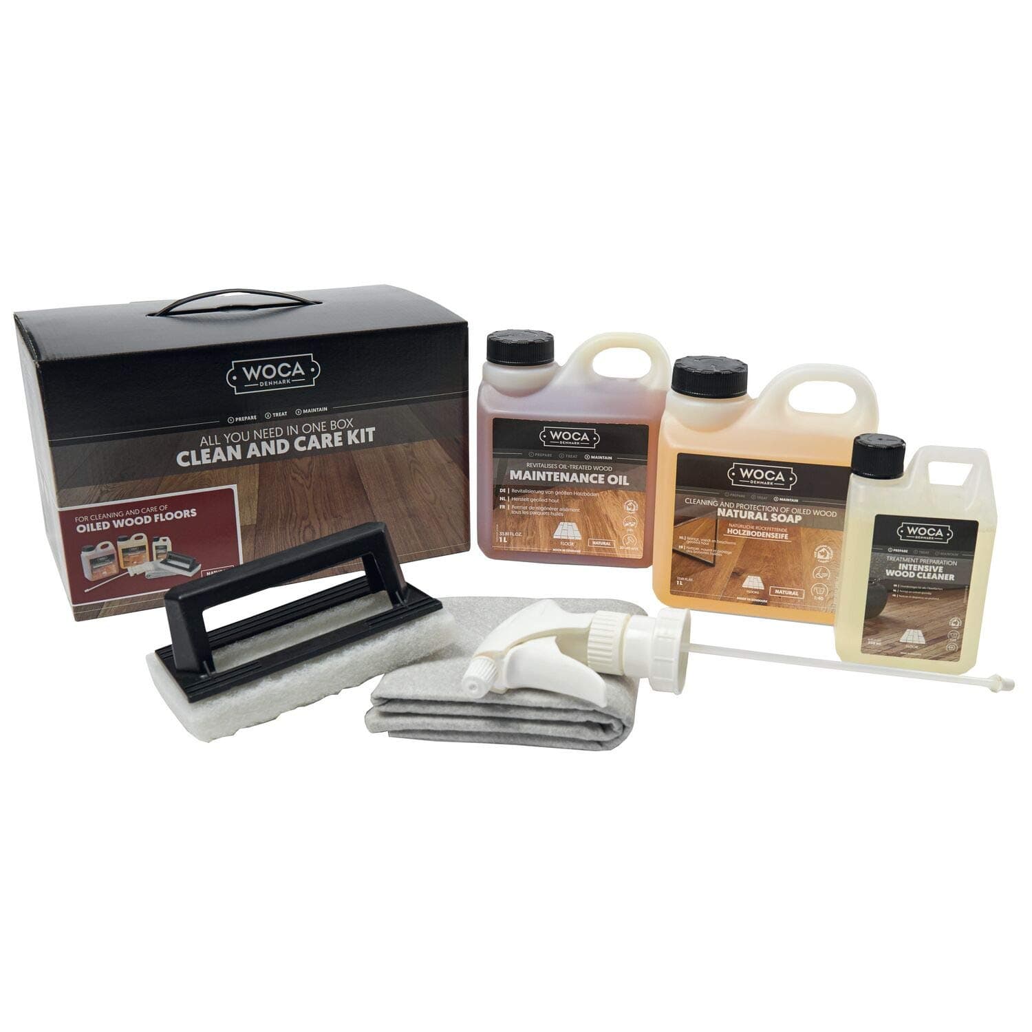 WOCA699963DE-N Natural Care Box with Care Oil