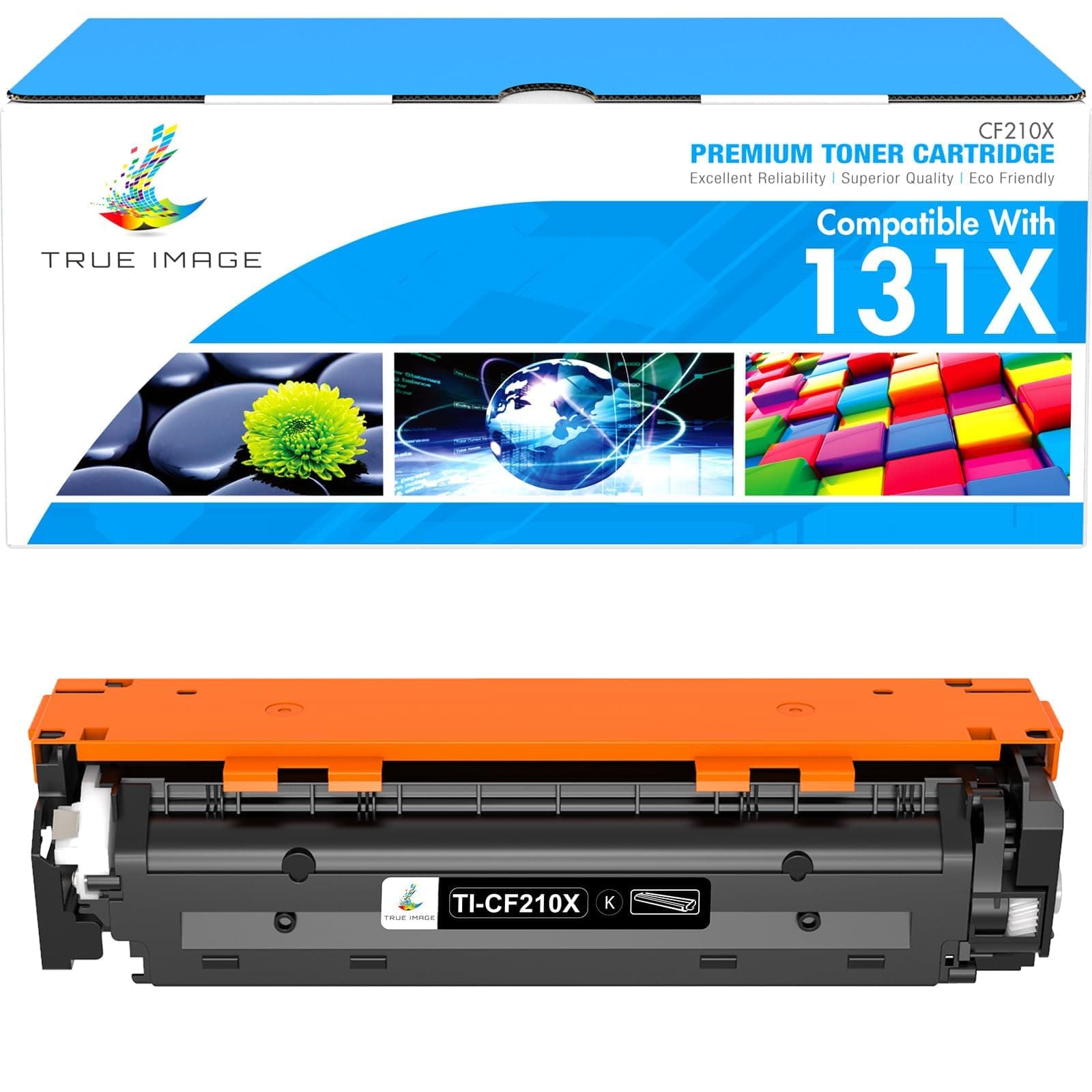 Compatible Toner Cartridge Replacement for HP CF210X 131A 131X CF210A for HP LaserJet Pro 200 Color M251nw MFP M276nw M251n M276n M276 M251 Printer Ink ( Black, 1Pack)
