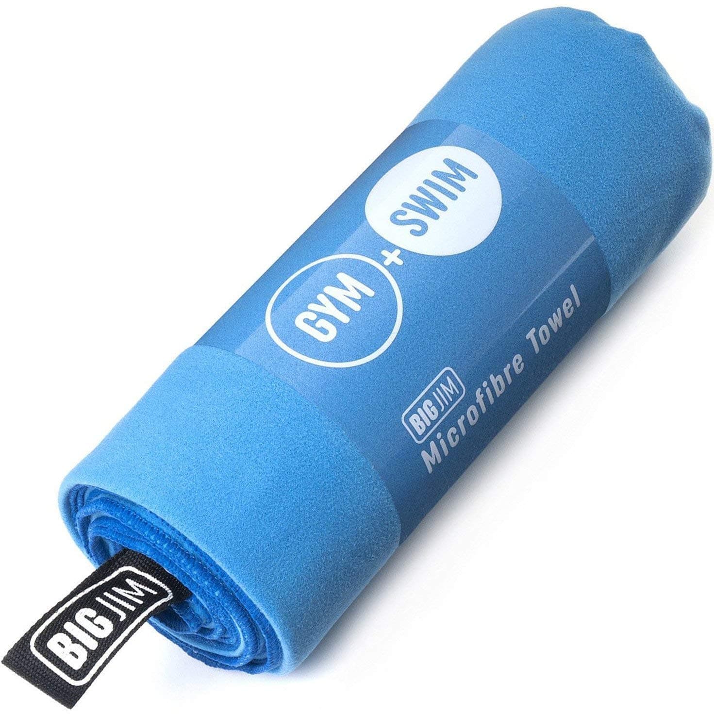 Microfibre Towel, Quick Drying - EXTRA LARGE for Gym, Fitness, Swimming, Sports, Travel, Camping, Hiking, Beach, Yoga, Pilates, Bath, Shower | Super Absorbent, Compact, Lightweight | Extra Large | 180 x 90 cm | by Big Jim (X-Large)