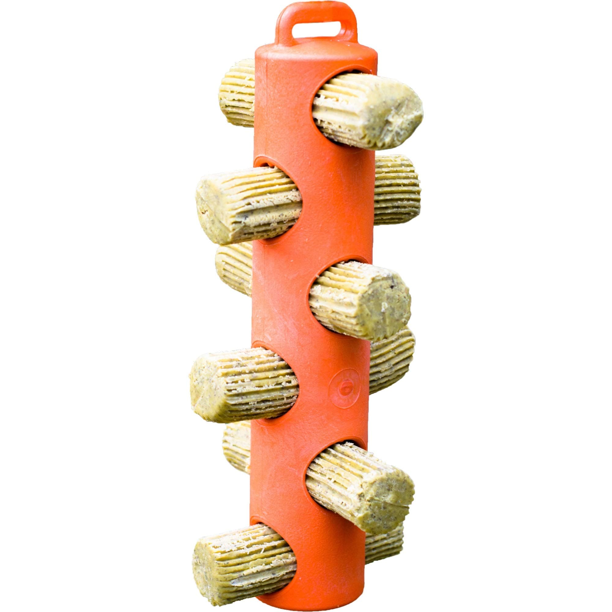084128 Hentastic Chicken Treat 6 Hole Feeder Orange, 1Piece