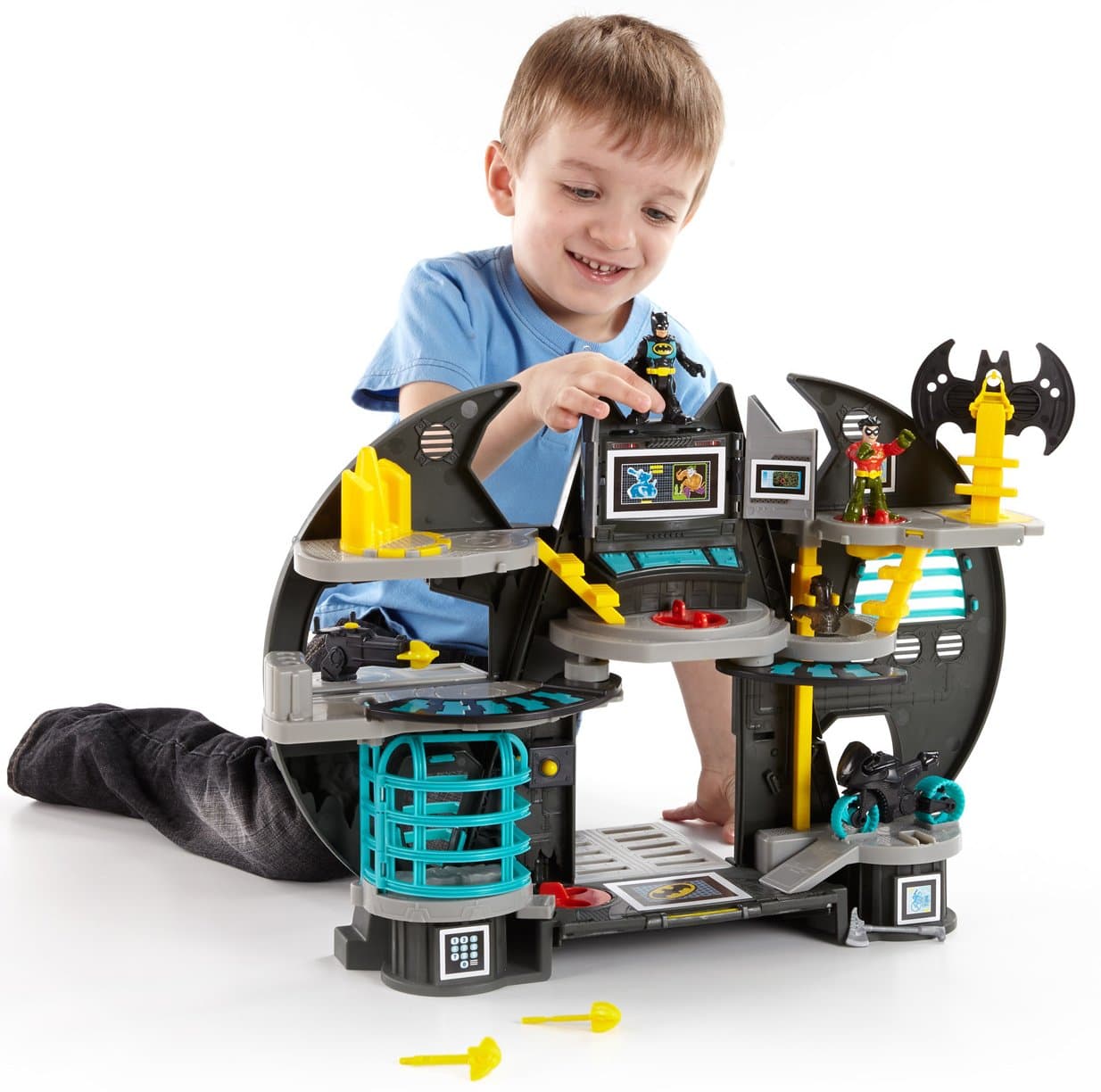 Fisher-Price Imaginext Super Friends Batcave, Kid, Multicolor