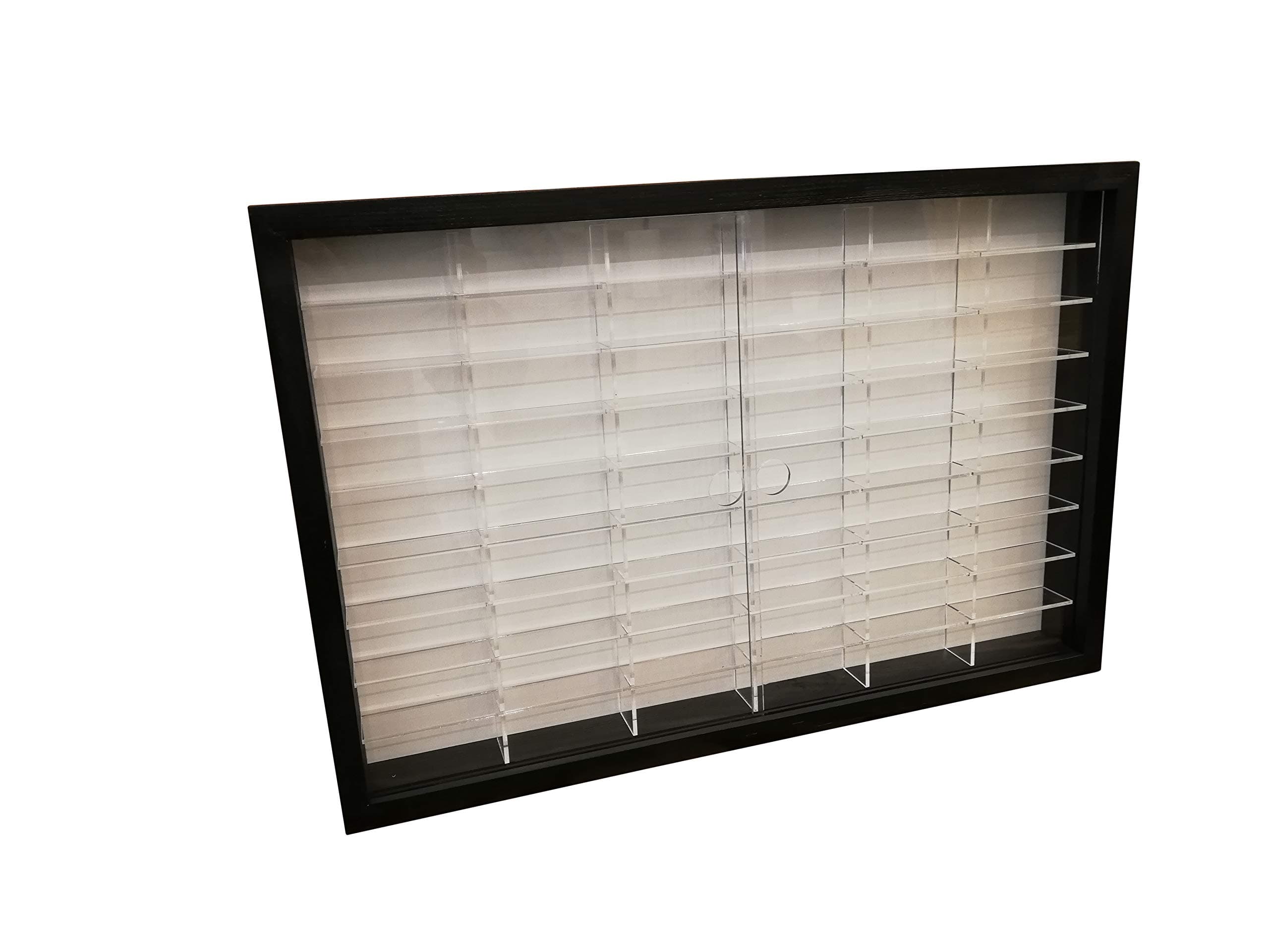 DECOCRAFT For Hot Wheels 1/64 Scale Diecast Display Case Matchbox Storage Cabinet Shelf For 54 Cars Acrylic Shelf