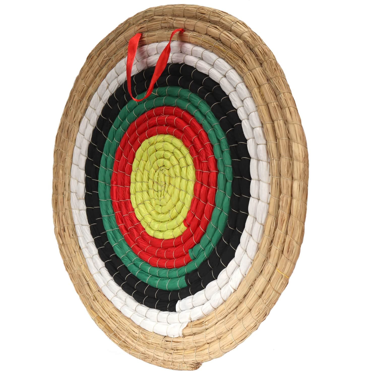 Archery Targets for Backyard Hand-Made Straw Archery Target for Recurve Bow Compound Bow or Longbow 20 Inches Traditional Bow Arrow Target for Kids Youth Adult Archery Hunting Practice