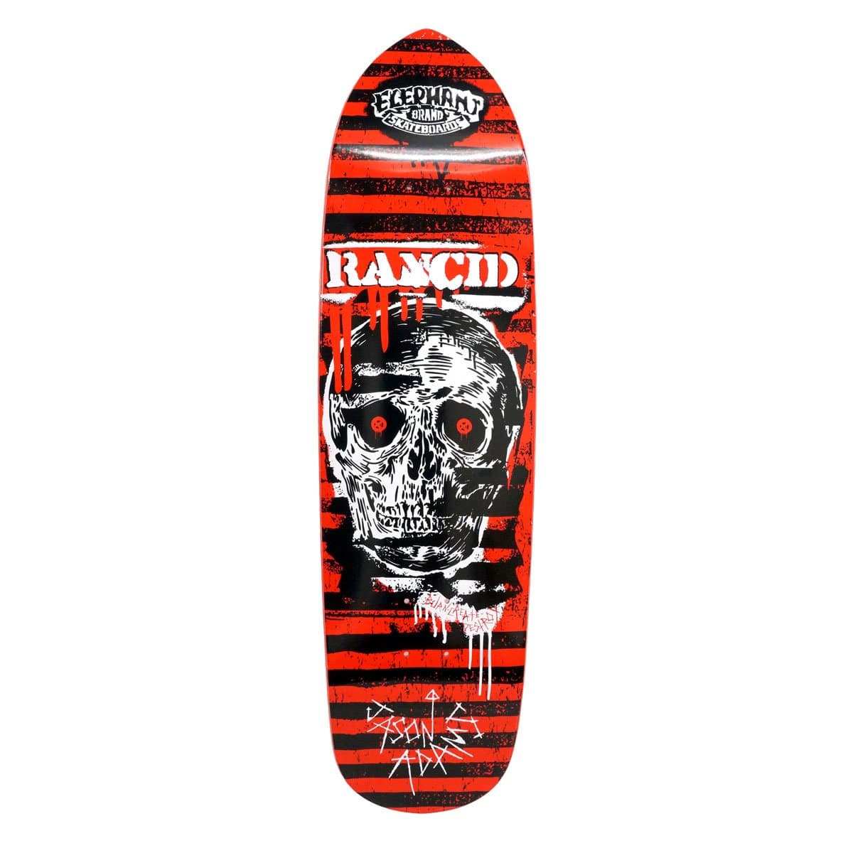Jason Adams Rancid Skateboard Deck, 9 x 32.75-Inch