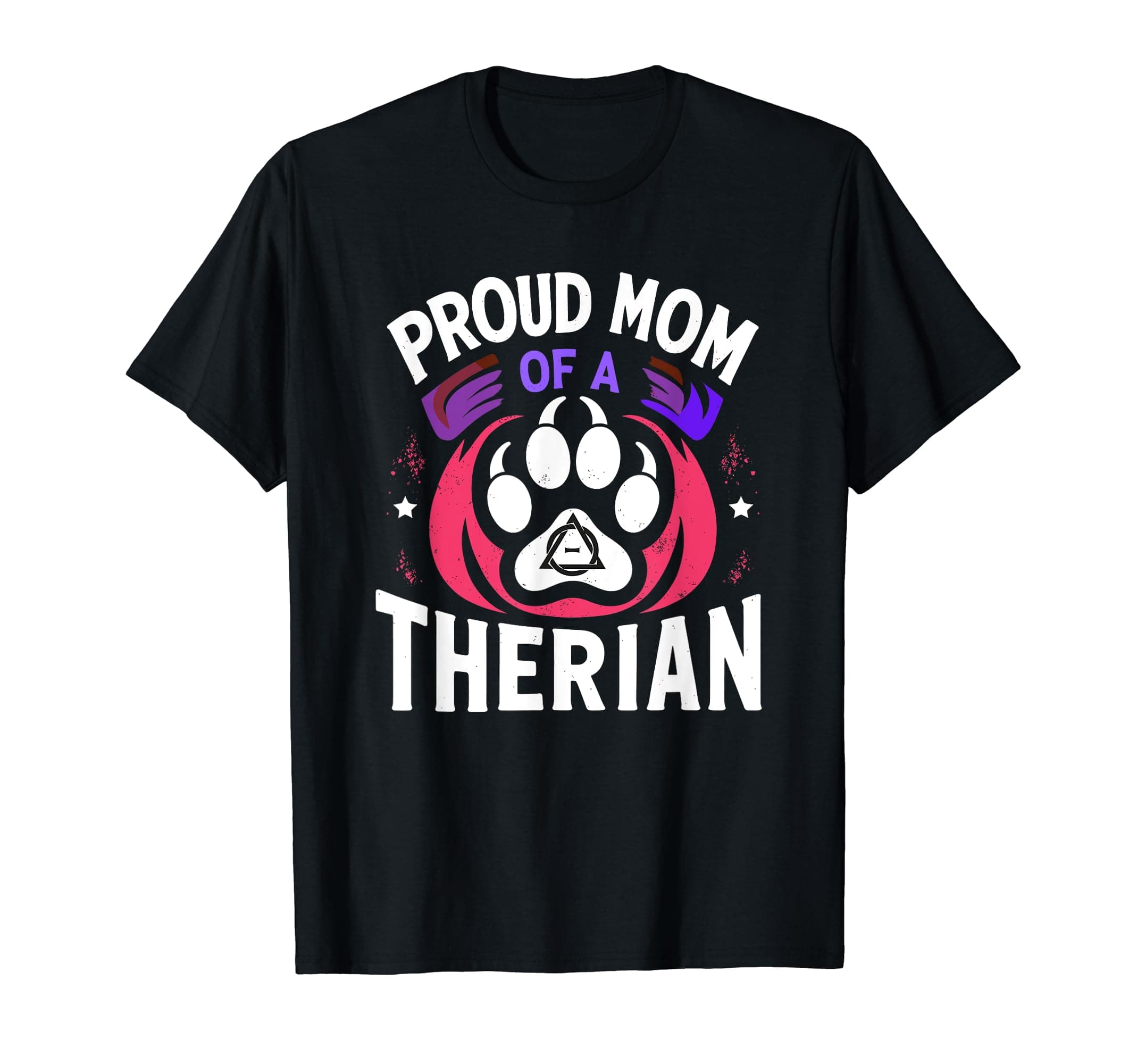 Proud Mom Of A Therian Furries Otherkin NonhumanFursona T-Shirt
