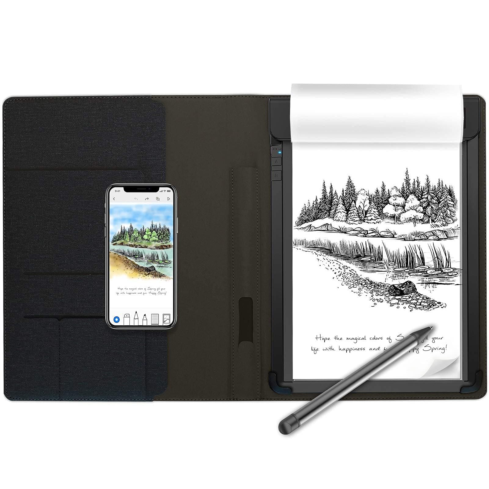 Royole RoWrite Smart Writing Pad (RY0201-CF5NA, Black)