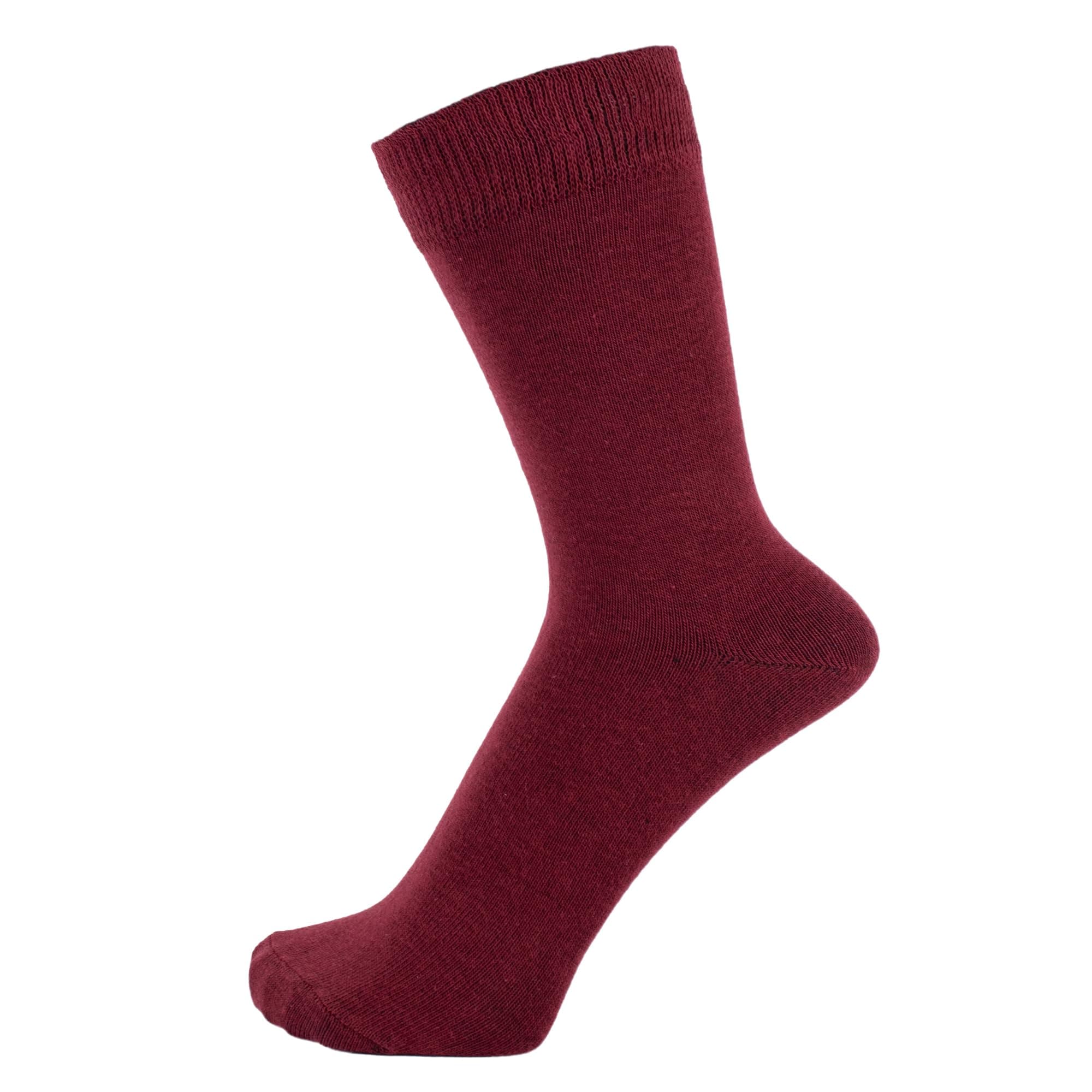 Finest Combed Cotton Dress Socks in Plain Colours for Men, Women