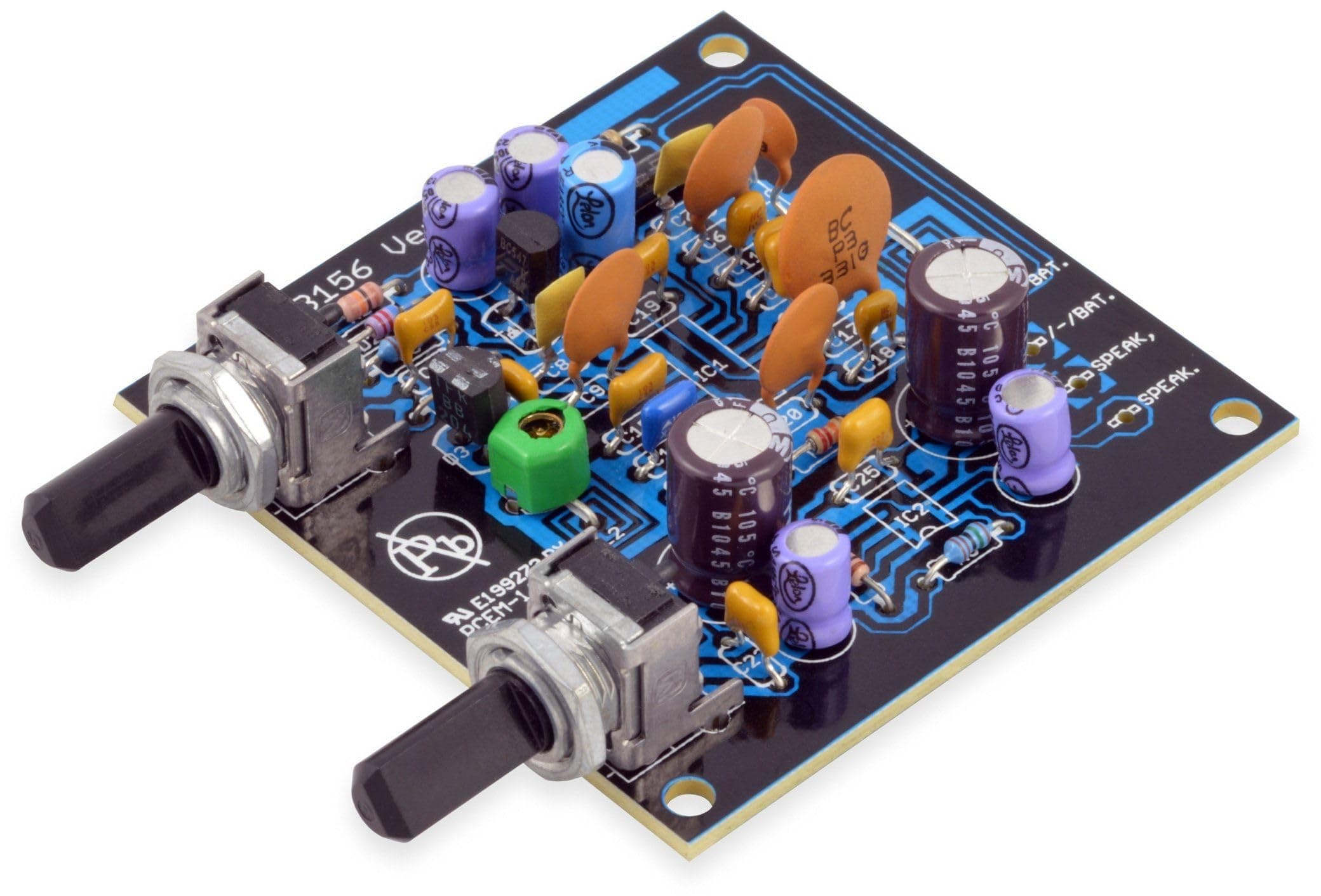 Kemo B156N FM Receiver Kit for FM Radio DIY Soldering Built-in Audio Amplifier Pre-assembled SMD IC's and Pre-Printed Coils Max 0.7W Music Power