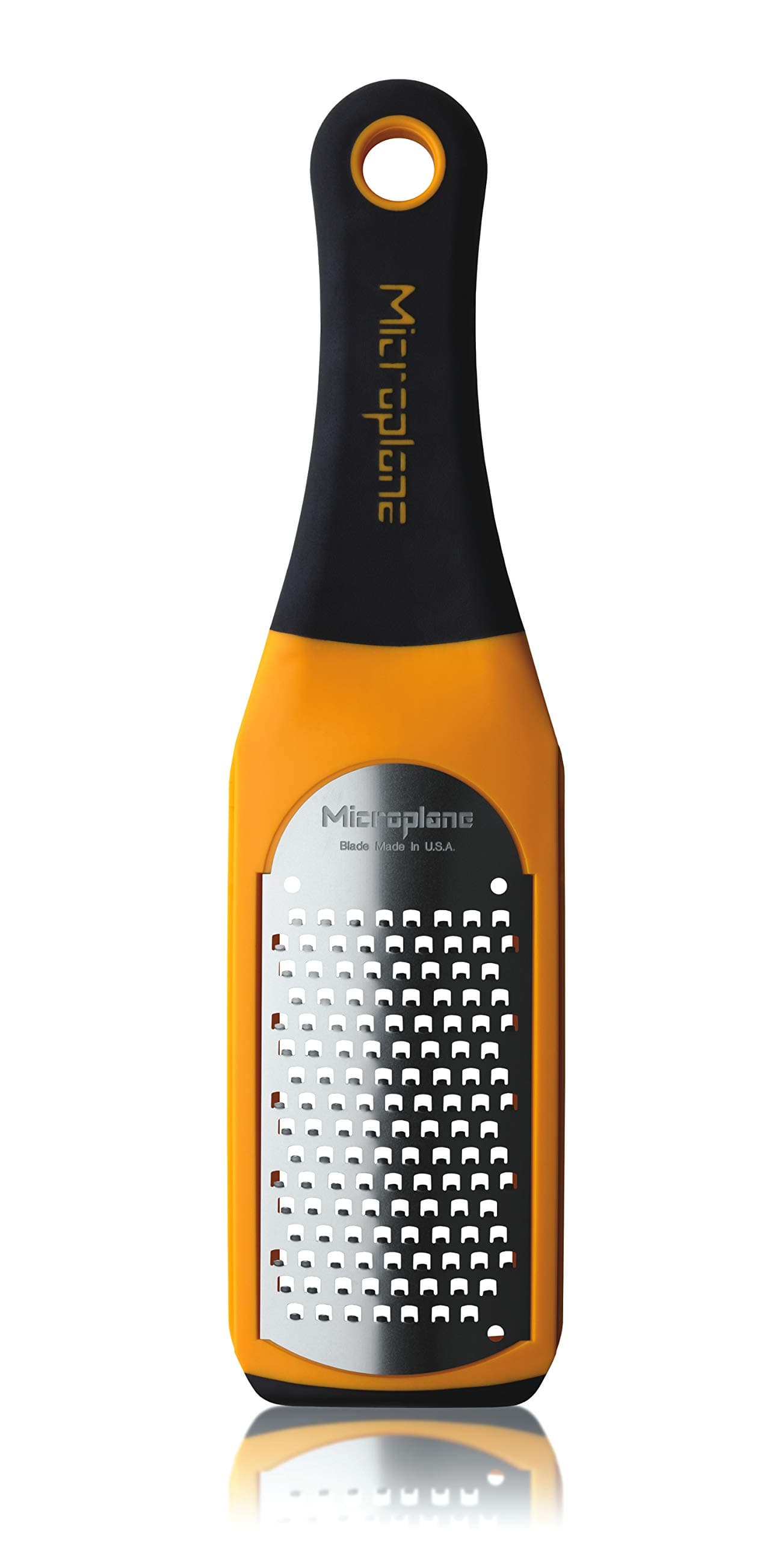 Microplane Artisan Series Cheese Grater and Zester (Coarse, Yellow)