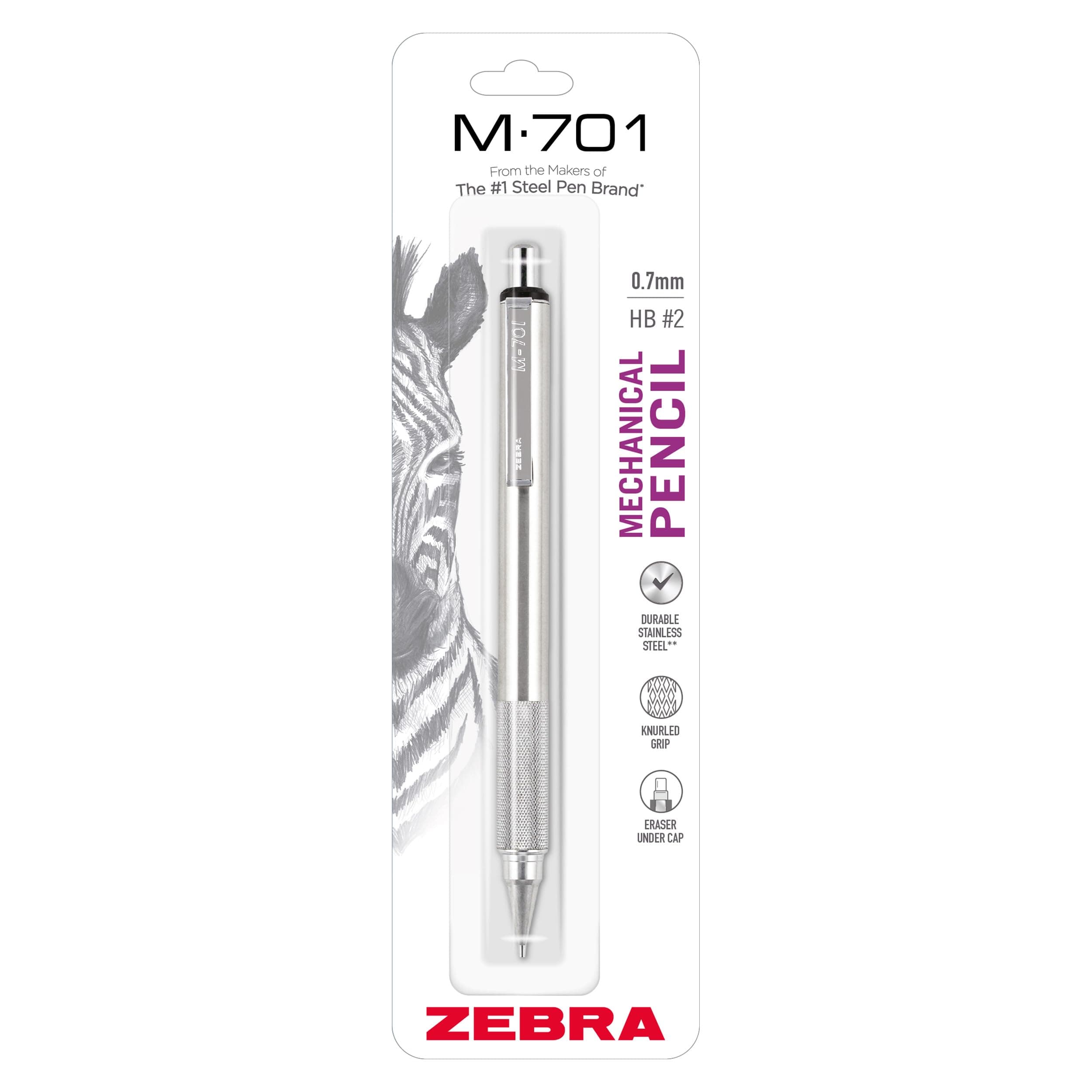 Zebra Pen M-701 Stainless Steel Mechanical Pencil
