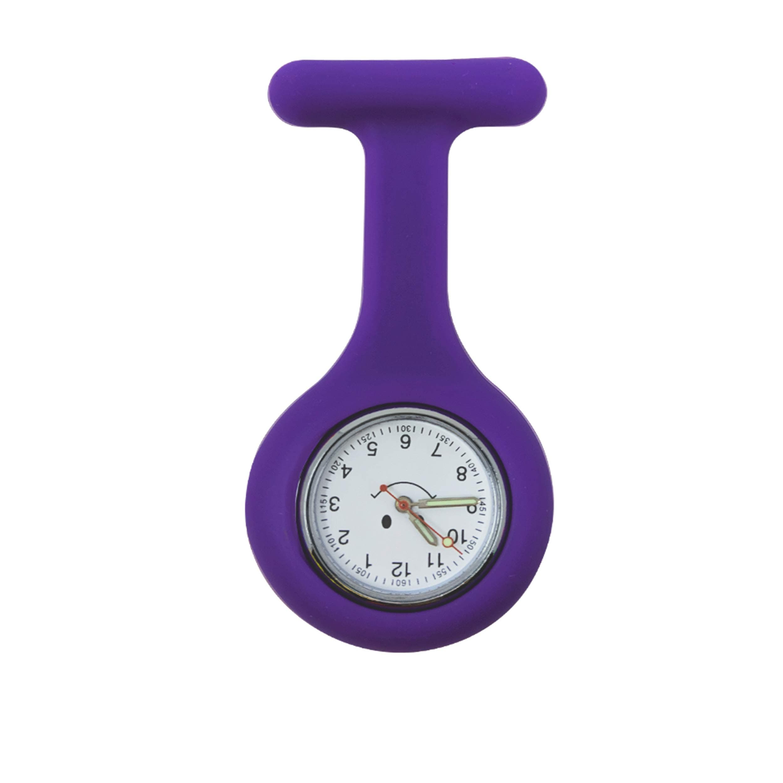 General HealthcareSilicone Soft Nurse/Doctor Medical Watch Fob (Purple)