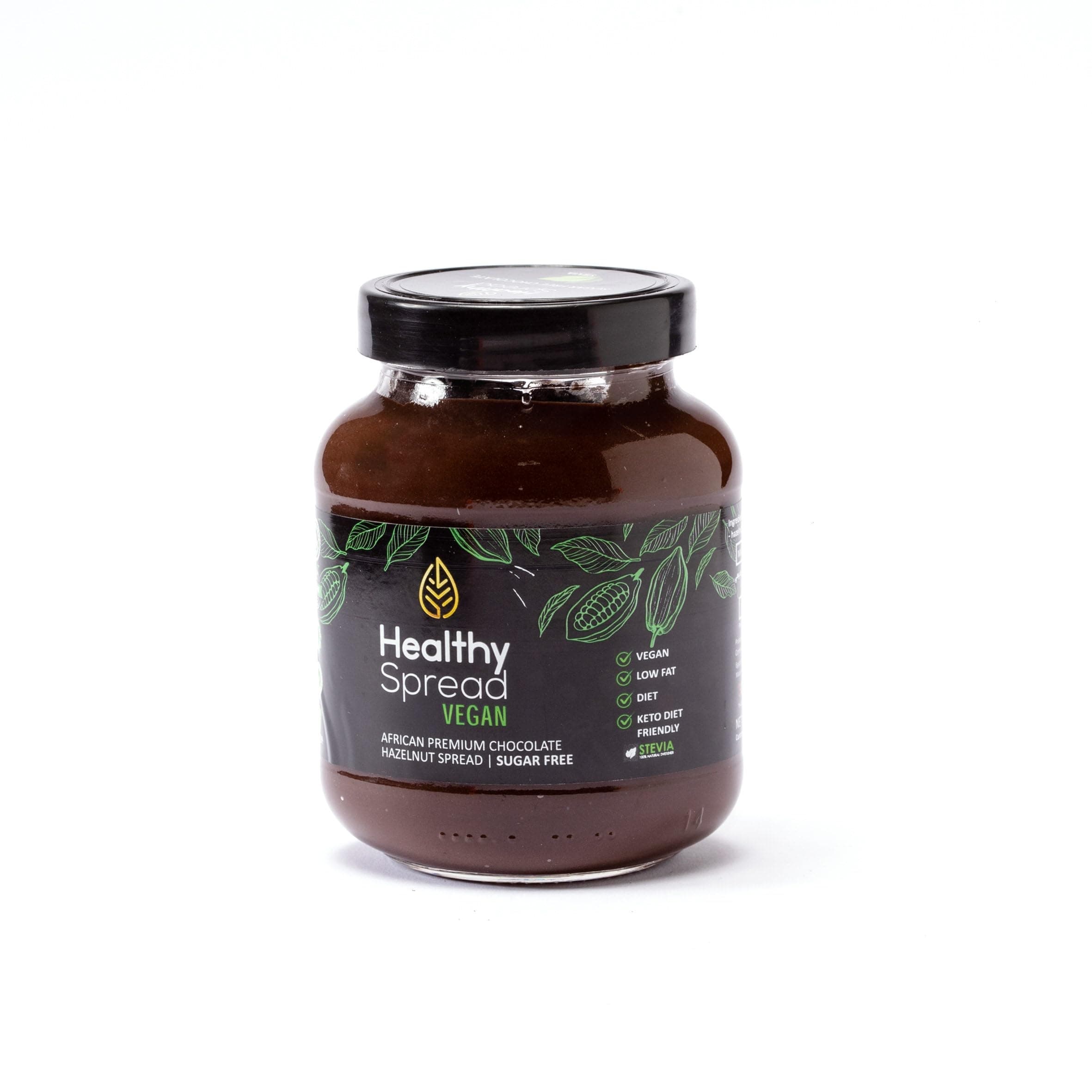 Healthy Spread Chocolate Vegan - Sugar Free And Have Coconut Milk 375g
