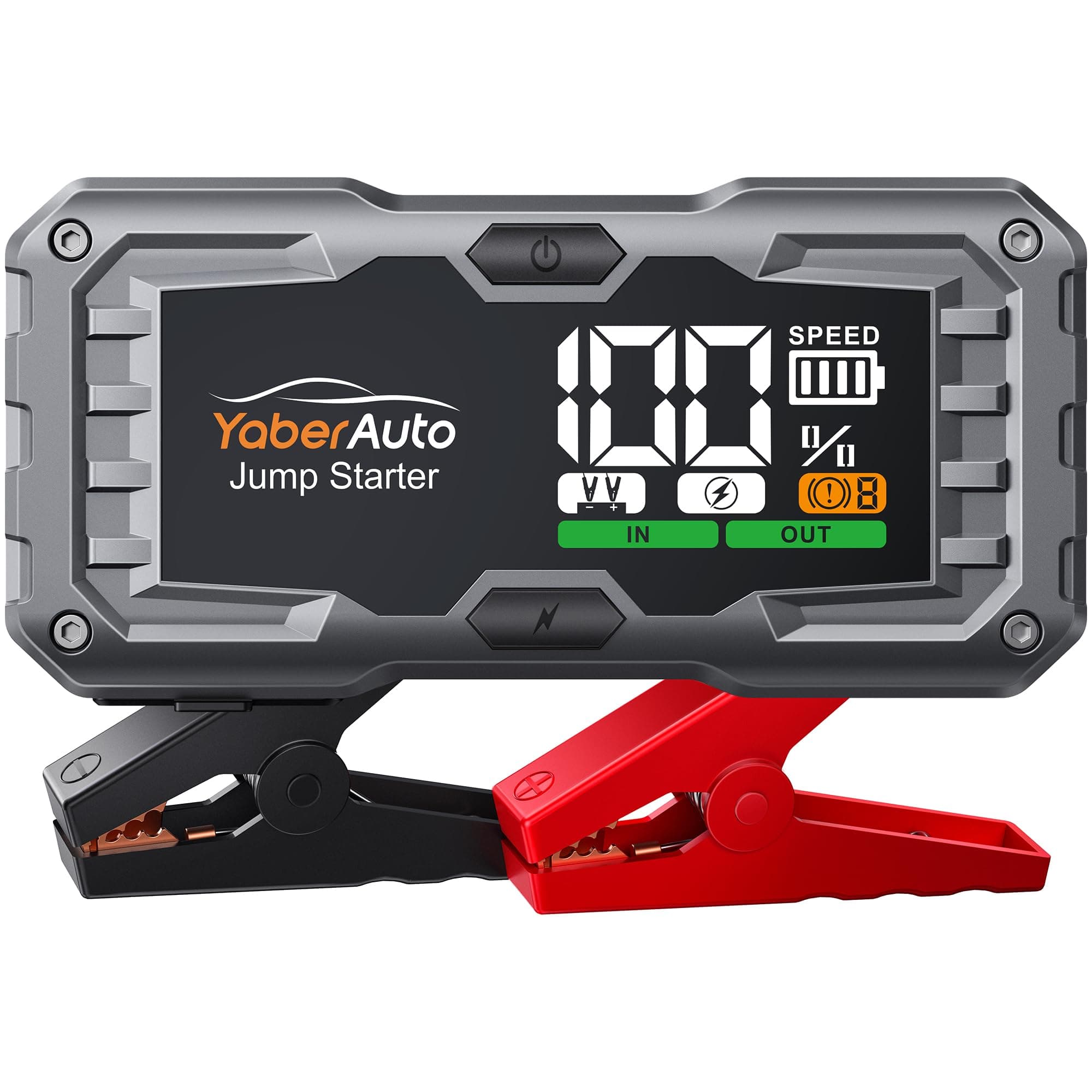 Car Battery Jump Starter 6000A Jump Box (10.0L Gas/9.0L Diesel) Portable Car Jump Starter Pack, 12V Battery Jumper Starter Portable, Fast Charge, 160W DC, 4-Mode Lights