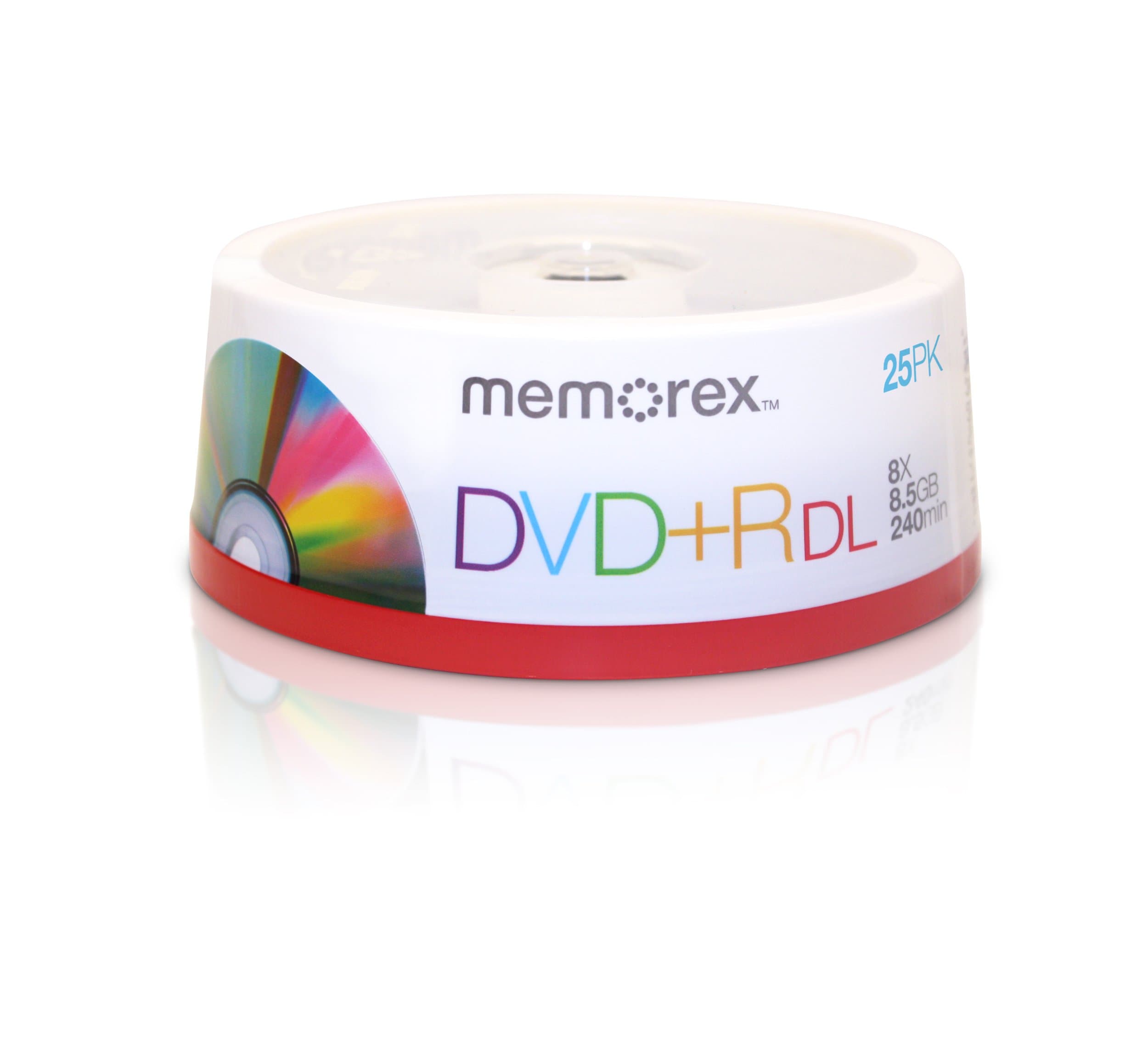8.5GB 8X Double Layer DVD+R 25pk Spindle