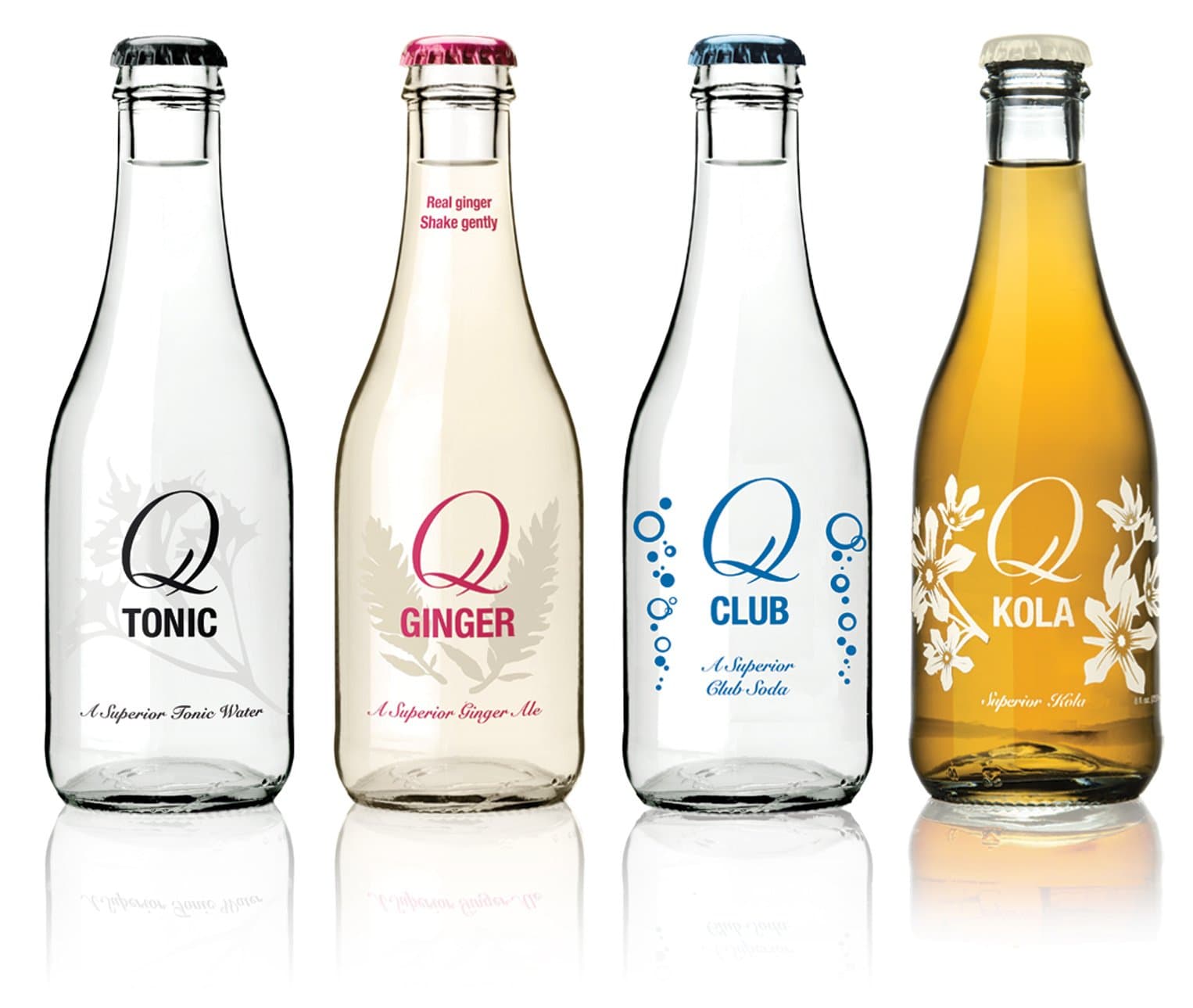 Q Mixers Variety Pack (Q Tonic, Q Ginger, Q Kola and Q Club Soda)