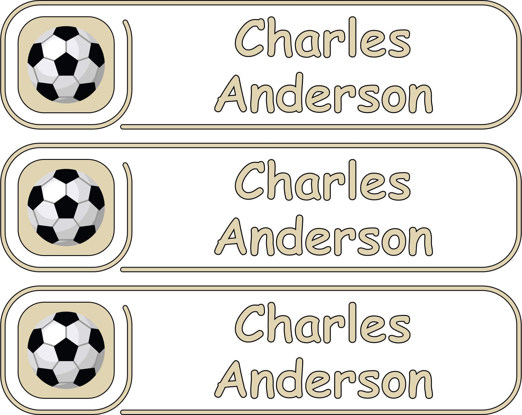 All-Purpose, Custom Name Labels, Multiple Colors and Sizes, Waterproof, Microwave and Dishwasher Safe, Washer and Dryer Safe