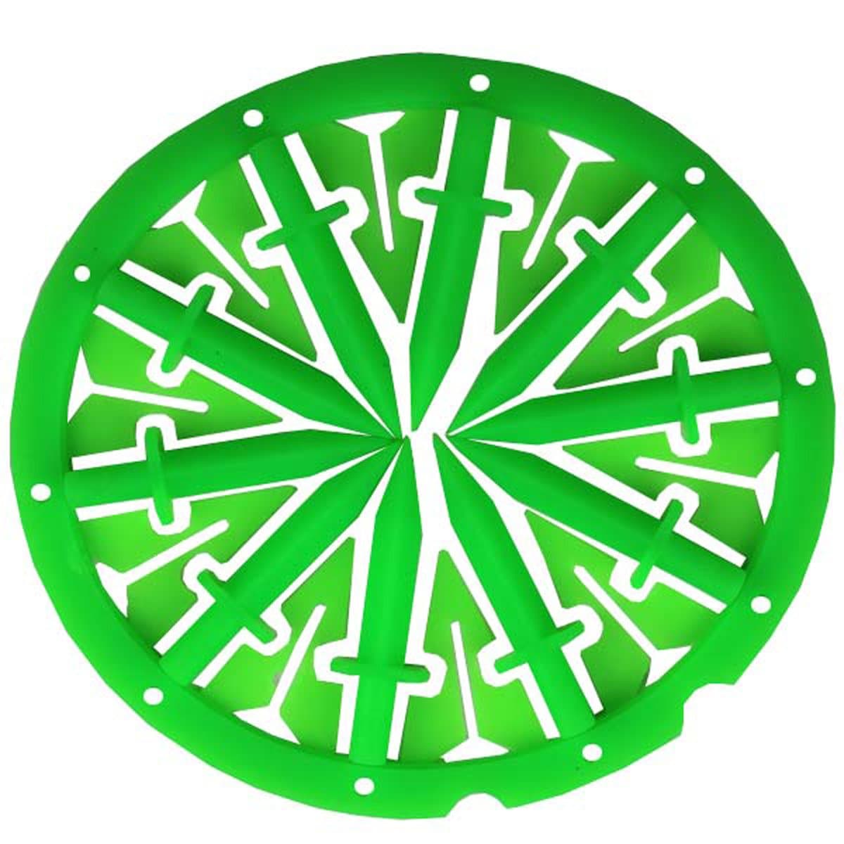 KM Dagger Spine Speed Feed for Dye Rotor - Neon Green