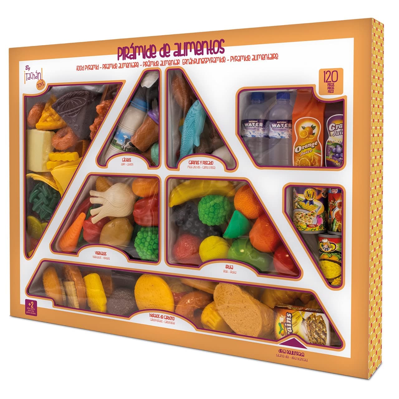 Tachan – Food Pyramid, Set of 120 Pieces (CPA Toy Group 2056)