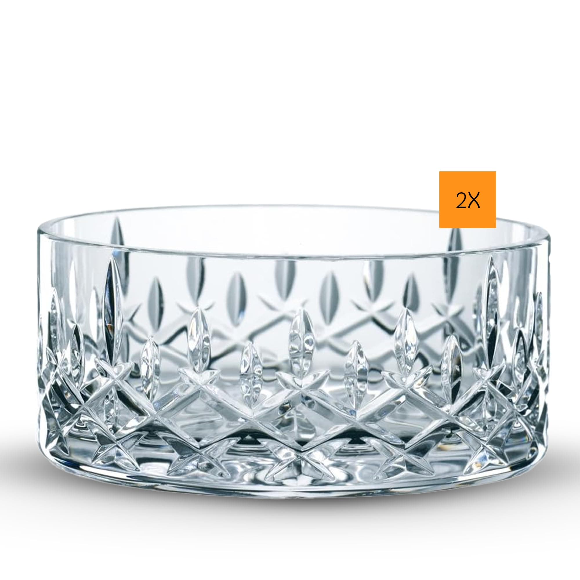Nachtmann Noblesse Bowl Set, Clear, 11 cm, NAC96060, 2 Pcs