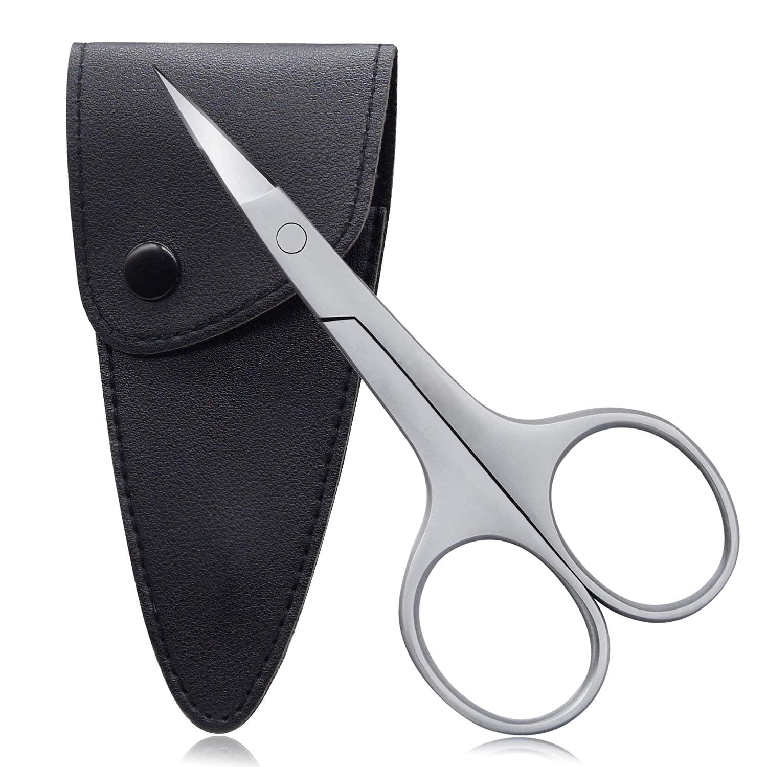 Nail Scissors Manicure Curved Blade Scissor,Multi-Purpose Stainless Steel Cuticle Pedicure Beauty Grooming Kit for Nail, Toenail, Eyebrow, Eyelash, Dry Skin