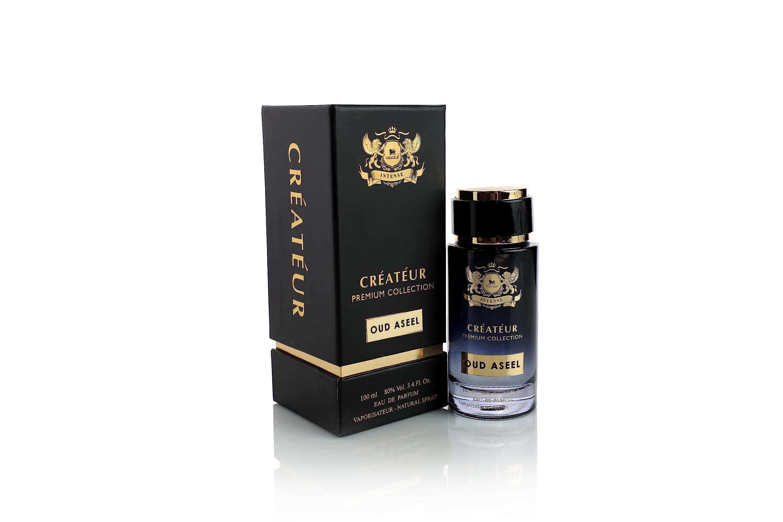 CREATEUR Oud Aseel Premium Collection Best long Lasting Fragrance 100ml