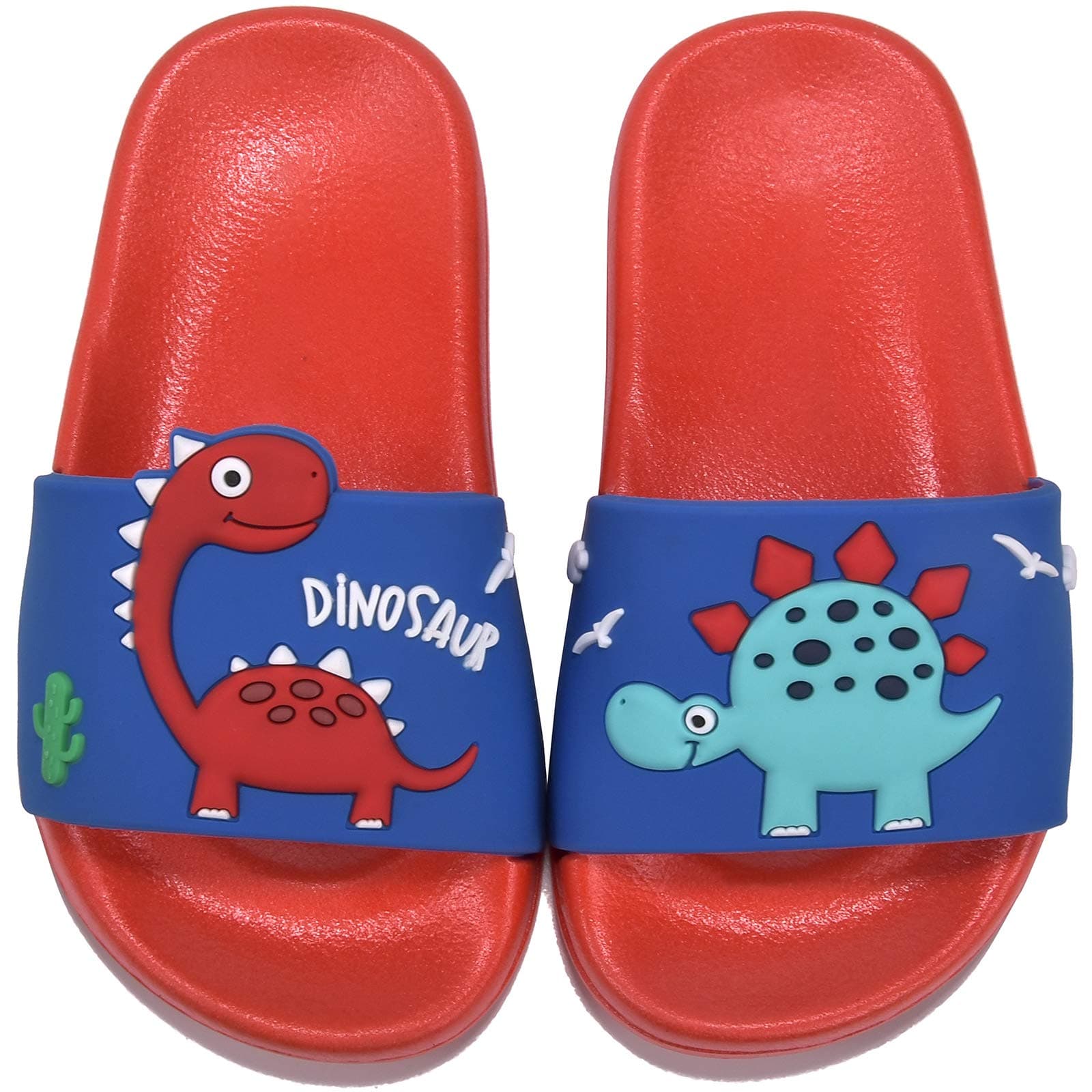 Toddler Slide Sandals Boys Girls Kids Lightweight Slip On Sandals Outdoor Pool Beach Shower Slides