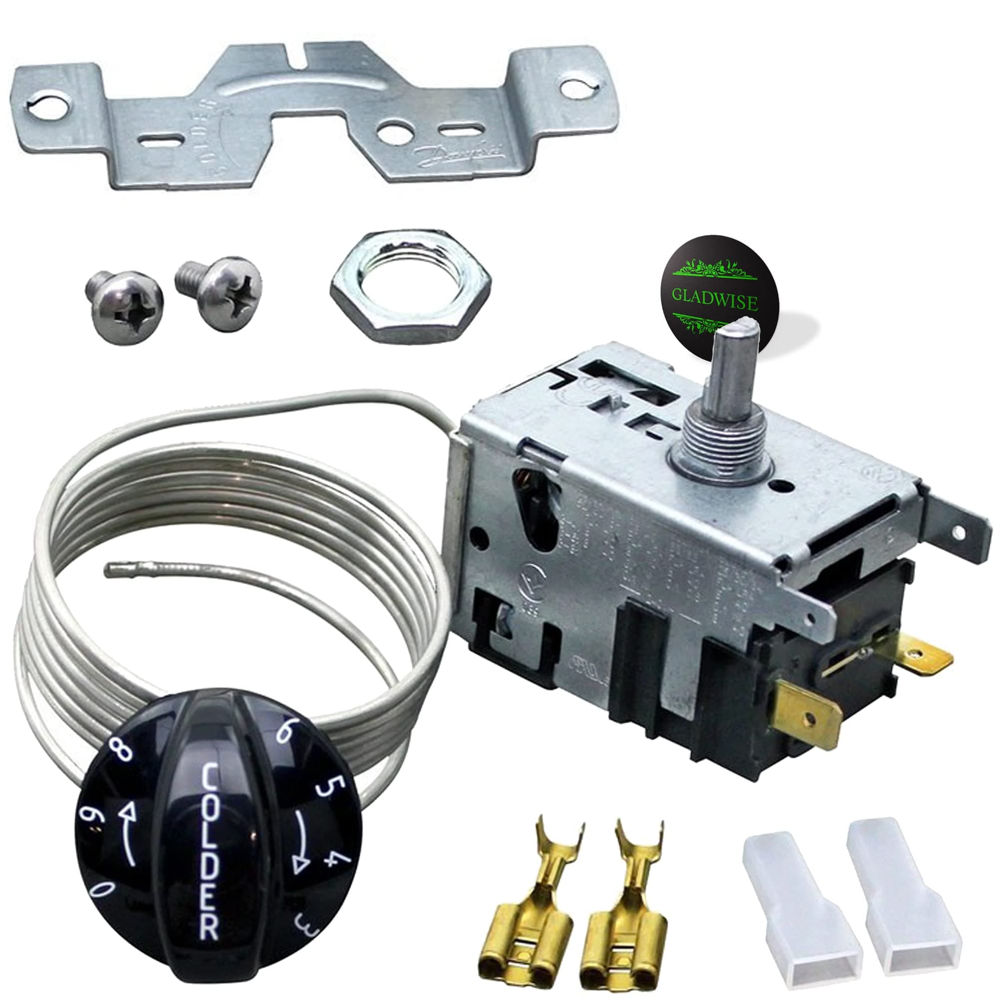 Thermostat for True 800393 | 800306 | 831932 – Temperature Control Kit Replacement Refrigerator Part