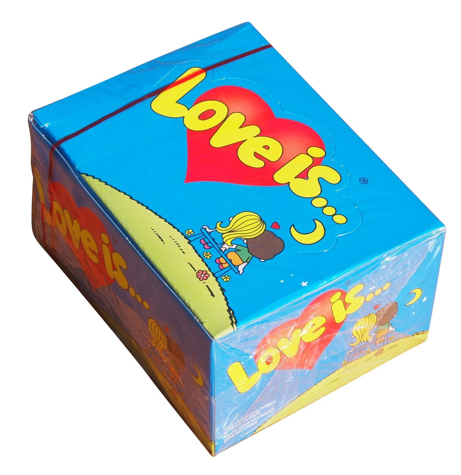 Box Strawberry Banana Flavor Taste Love Is Chewing Gum 100 Pcs Super Gift