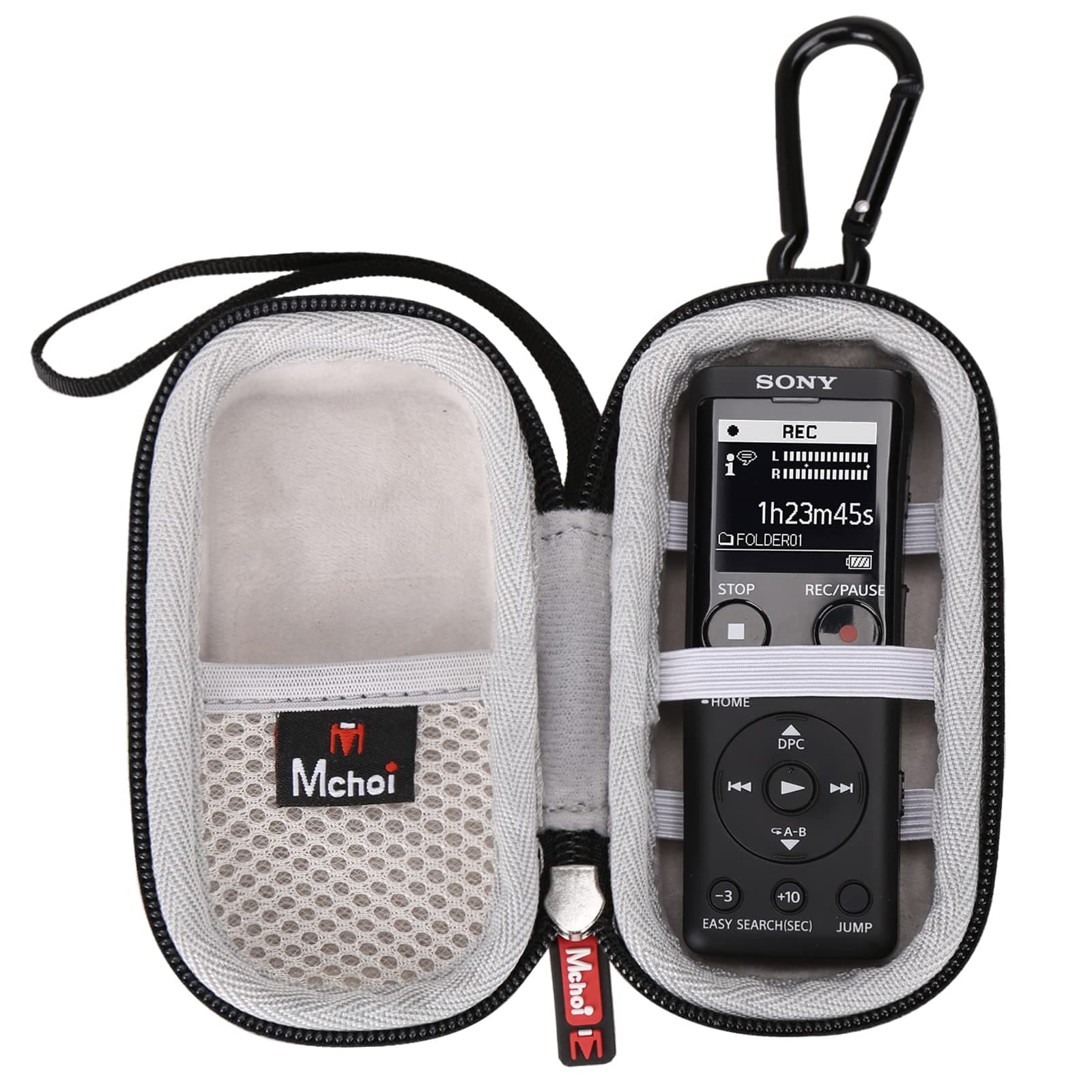 Hard Voice Recorder Case for Sony ICD-UX570 / ICD-PX370/ EVISTR 16GB Digital Voice Recorder, Case Only