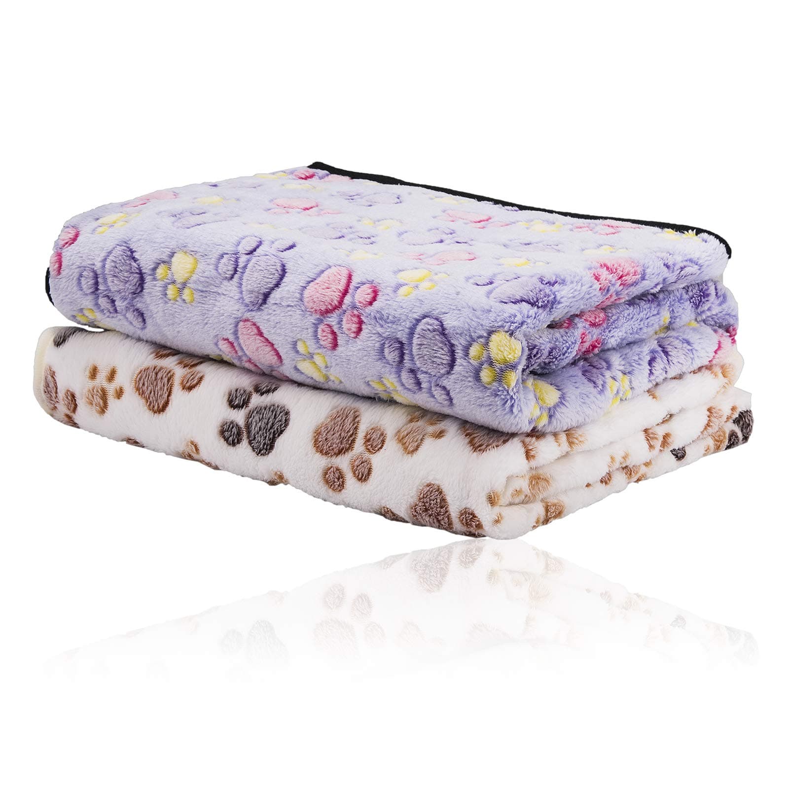 iNNEXT 2 Pack Puppy Blanket for Pet Cushion Small Dog Cat Bed Soft Warm Sleep Mat, Pet Dog Cat Puppy Kitten Soft Blanket Doggy Warm Bed Mat Paw Print Msicyness Dog Blanket,Soft Fuzzy Blankets for Puppy, Small,Medium,Large,X-Large Premium Fluffy Blankets Plush Fleece Throw Dog Bed, Couch, Sofa, Reversible Travel Warm Covers LOCHAS Luxury Fluffy Dog Blanket, Extra Soft and Warm Sherpa Fleece Pet Blankets for Dogs Cats, Plush Furry Faux Fur Puppy Throw Cover, 20''x30'' Black Premium Fleece Dog Blanket Soft Pet Sherpa Calming Blankets Throw for Dog Puppy Cat, Grey Large(57x40) Grey Large Dog Blanket, Super Soft Fluffy Sherpa Fleece Dog Couch Blankets and Throws for Large Medium Small Dogs Puppy Doggy Pet Cats, 50x60 inches