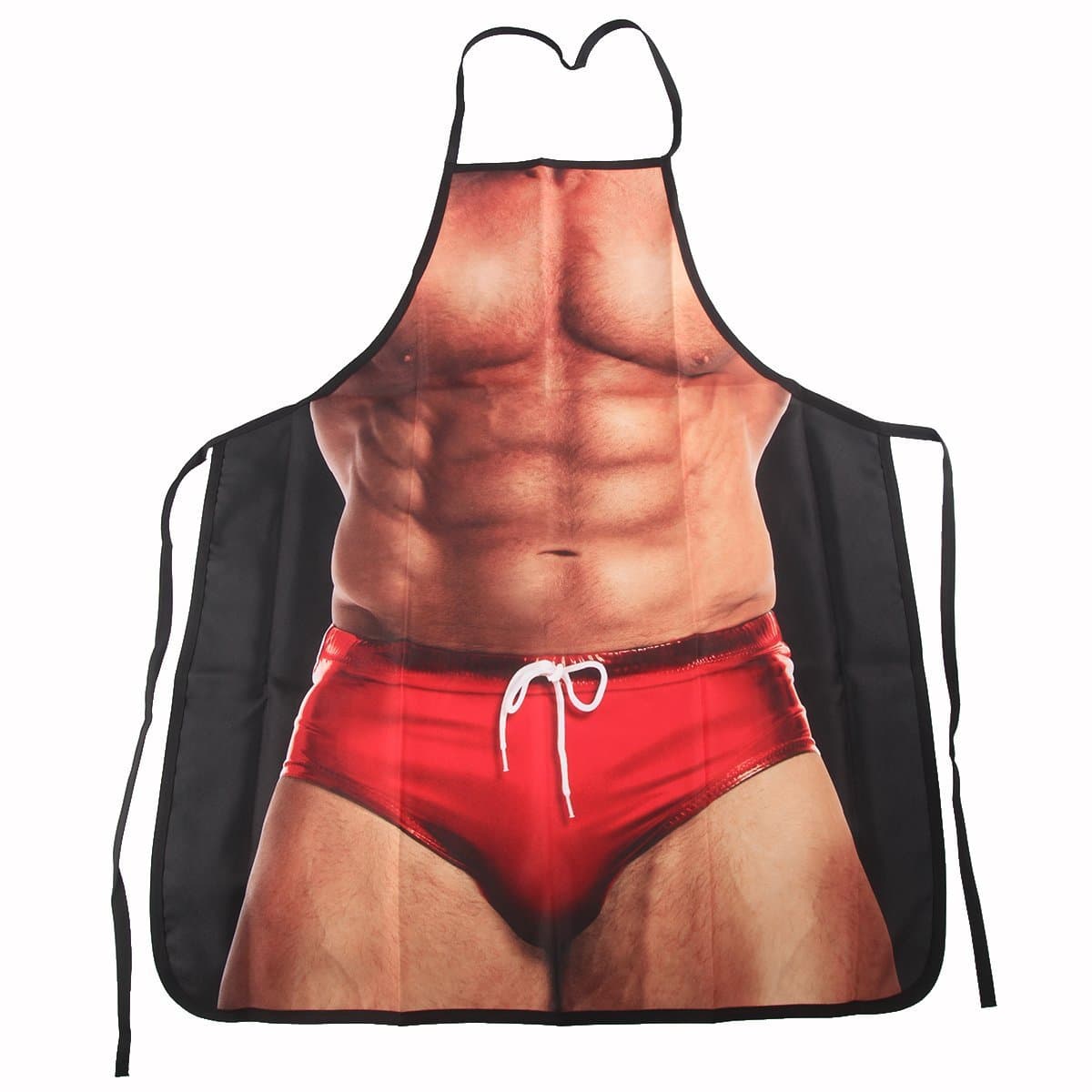 Sexy Funny Novelty Kitchen Apron Cooking BBQ Grilling Baking Party Muscle Man Apron For Men Gift