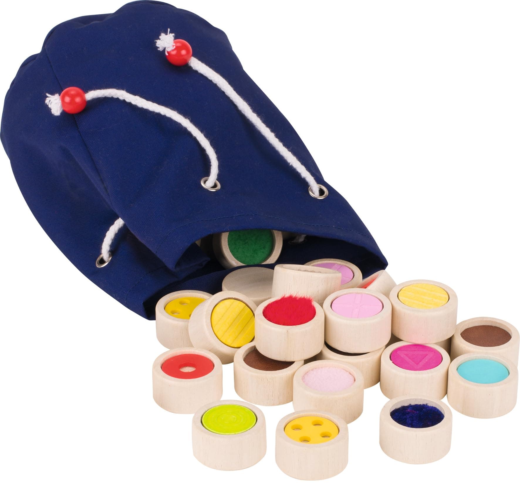 Goki 59004 cause Feel The Surface Make-A-Pair in a Cotton Bag Memory Game