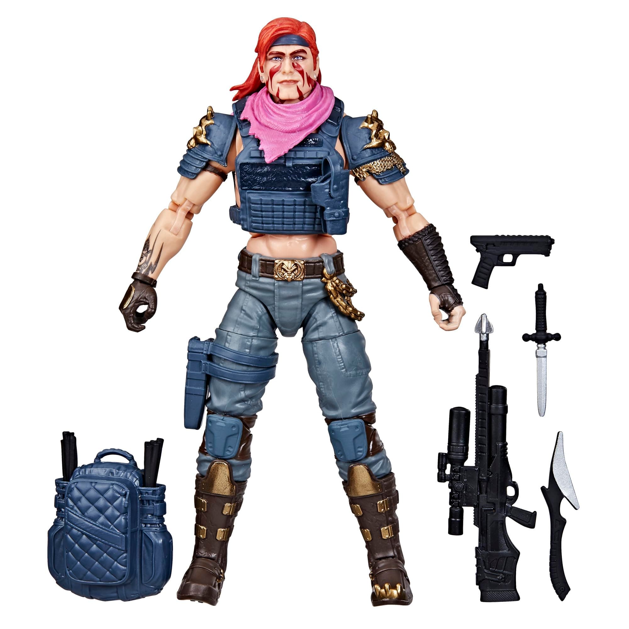 Classified Series #146, Dreadnok Zandar, Collectible 6 Inch Action Figure with 5 Accessories