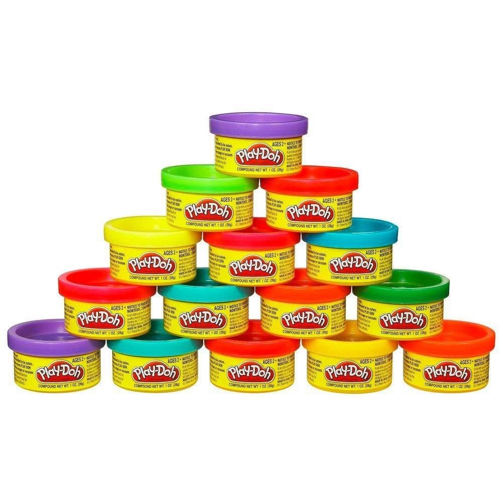Play-Doh Party Bag, 15 Mini Play-Doh Cans for Kids Party Favors, Trick or Treat Toys, Classroom Prizes, Toys for 2 Year Olds and Up, 1 Ounce Each
