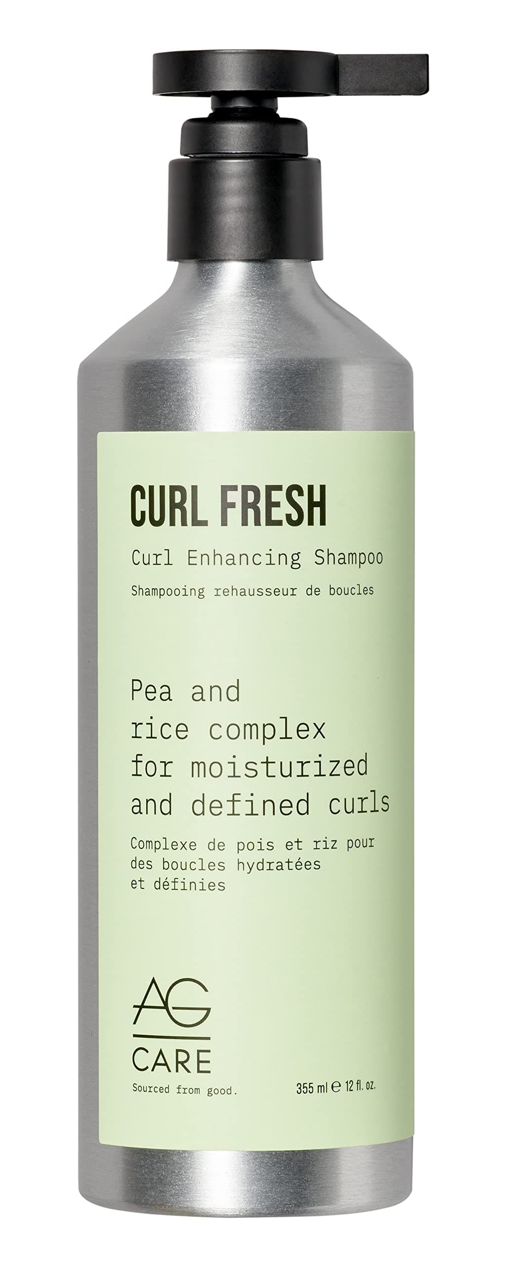 Curl Fresh Hydrating Shampoo with Pea & Rice Amino Acids - Curl Shampoo to Cleanse the Scalp and Rescue Moisture for Healthy, Defined Curls, 12 Fl Oz Bottle
