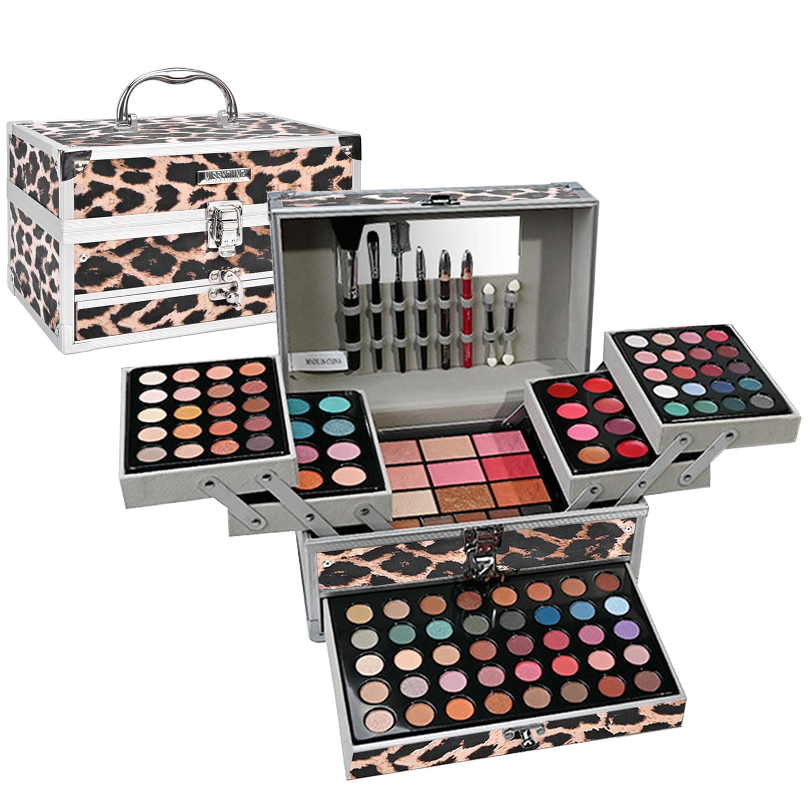 All-In-One Makeup Kit, MKNZOME Complete Makeup Gift Set Full Kit Combination with Eyeshadow Blush Lipstick Concealer etc, Essential Starter Bundle for Women, Pro Multi-purpose Beauty Cosmetic Set#5
