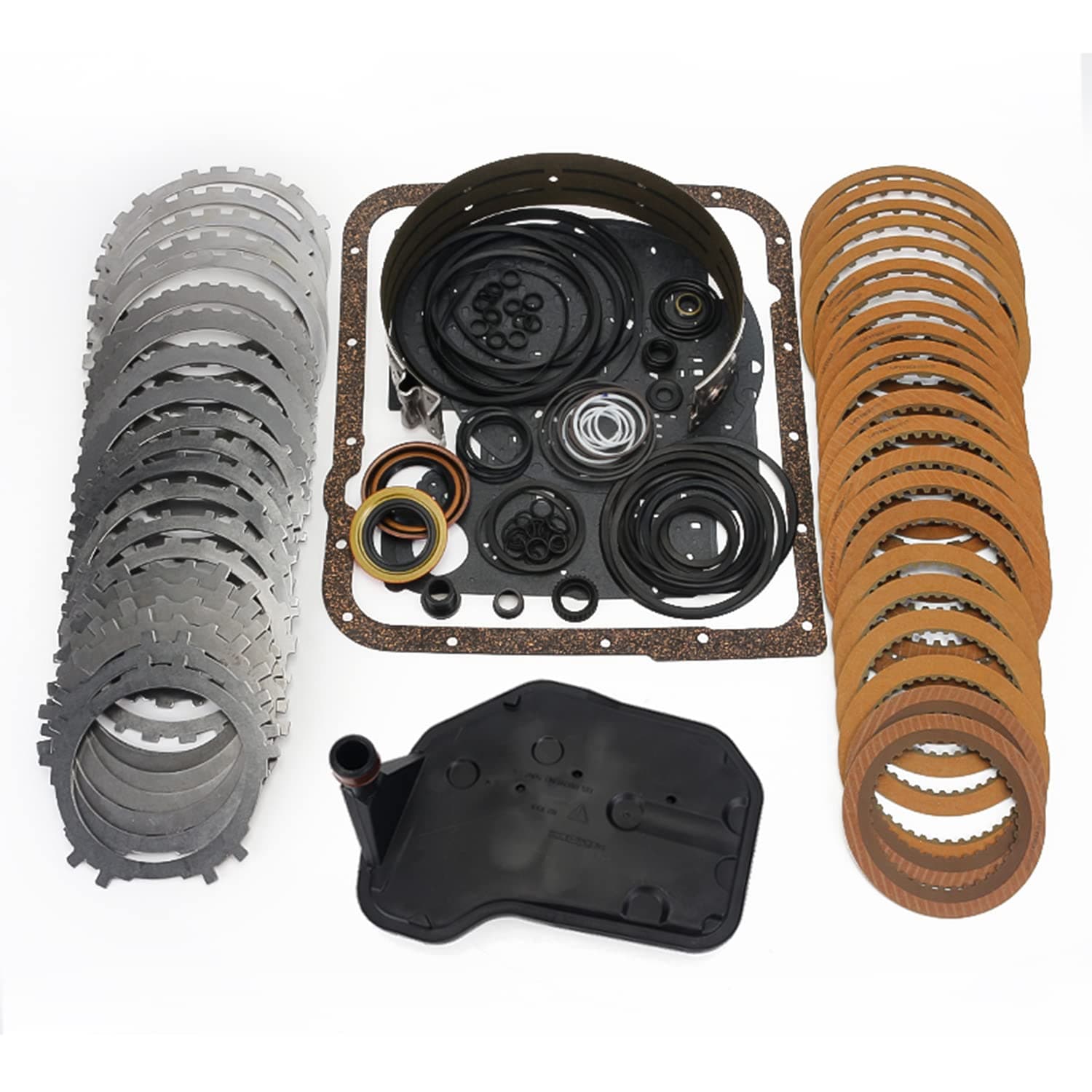 4L60E Transmission Rebuild Kit with Raybestos High Energy Clutches Friction Plate Compatible with GM Chevy