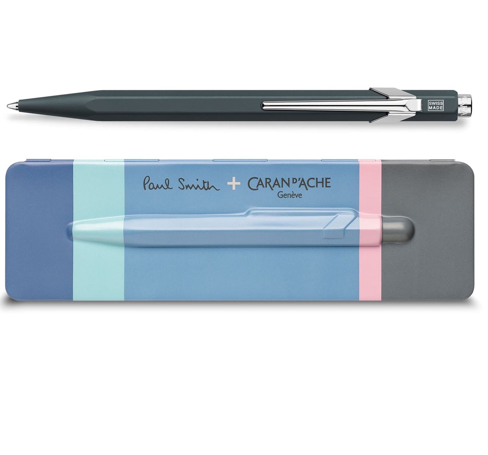 Boligrafo Caran d-ache 849 Edicion Limitada Paul Smith Olive Olive with Case