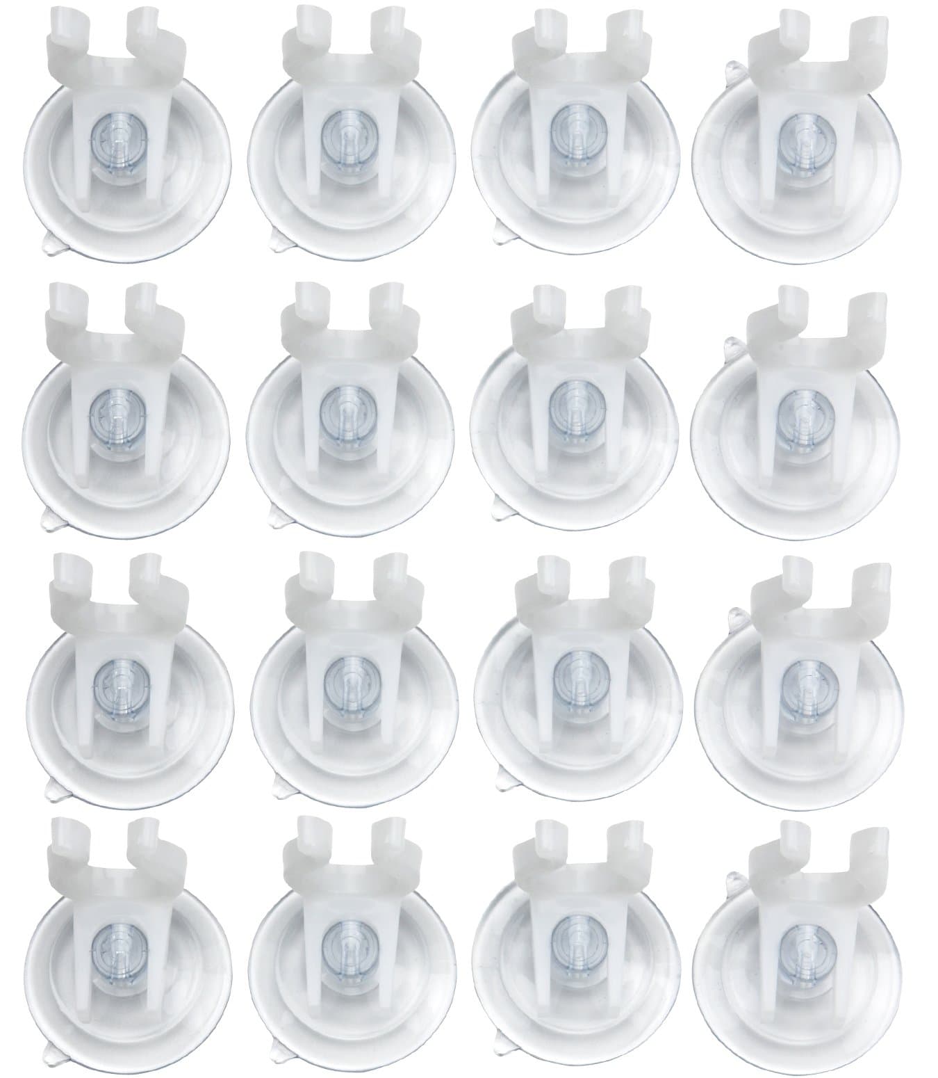 Holiday Joy® - 16 Window Candle Holder Clamps with World's Strongest Suction Cups