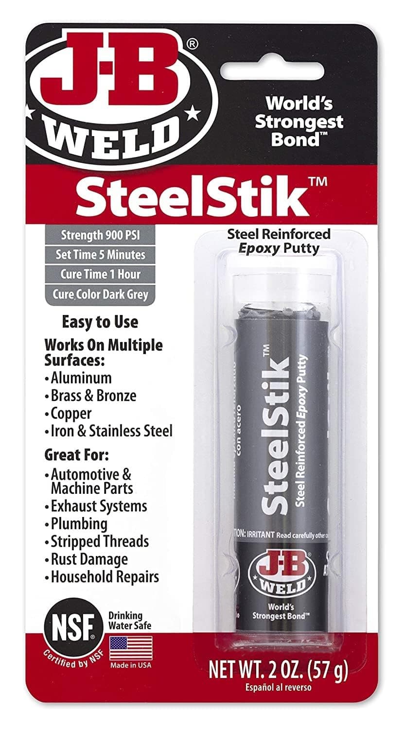 8267-S Steelstik Steel Reinforced Epoxy Putty Stick