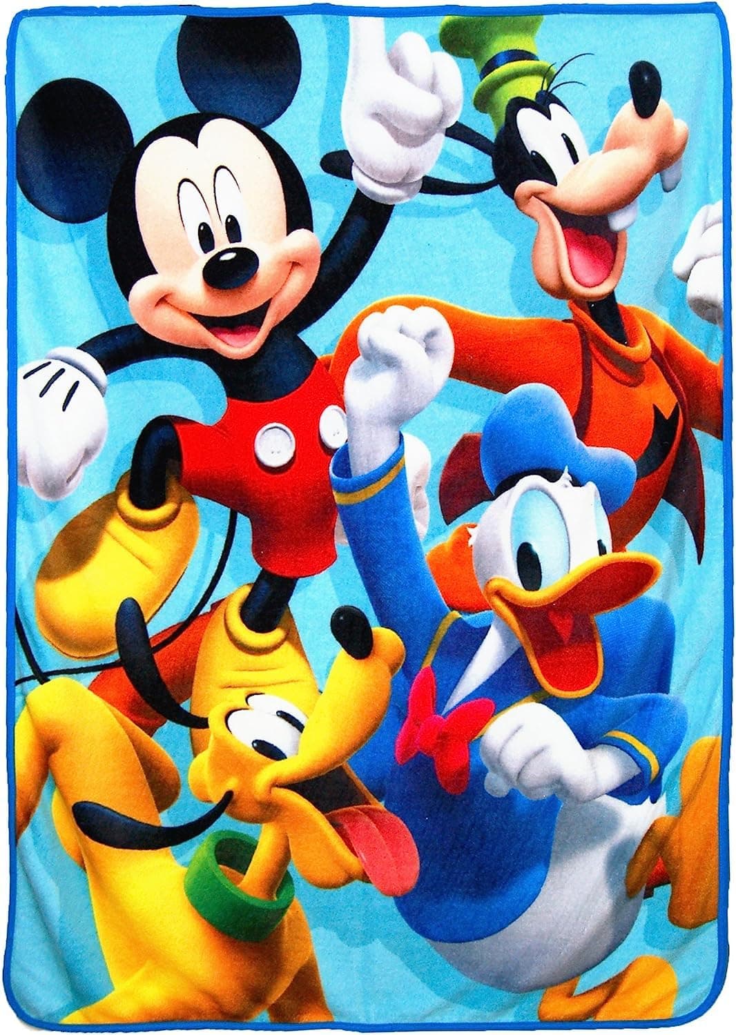 Disney Mickey' Mouse Clubhouse, 4 Ever Super Plush Throw Blanket, 46" x 60", Multi Color