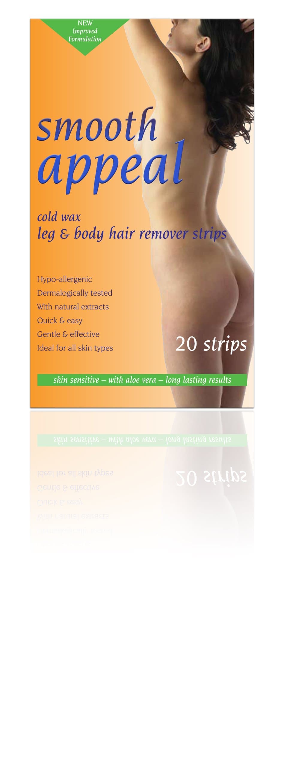 Hypoallergenic Leg and Body Waxing Strips