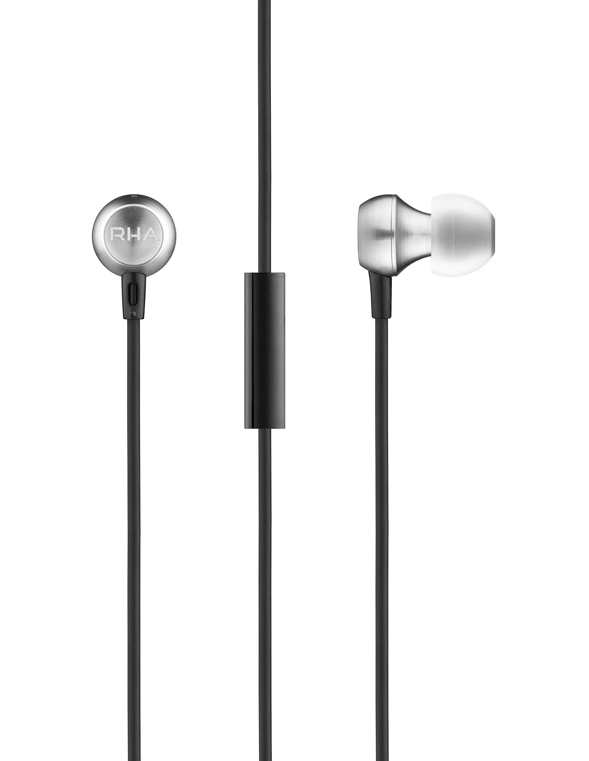 RHA MA390u: Noise Isolating Aerophonic In-Ear Headphones with Universal Remote & Microphone