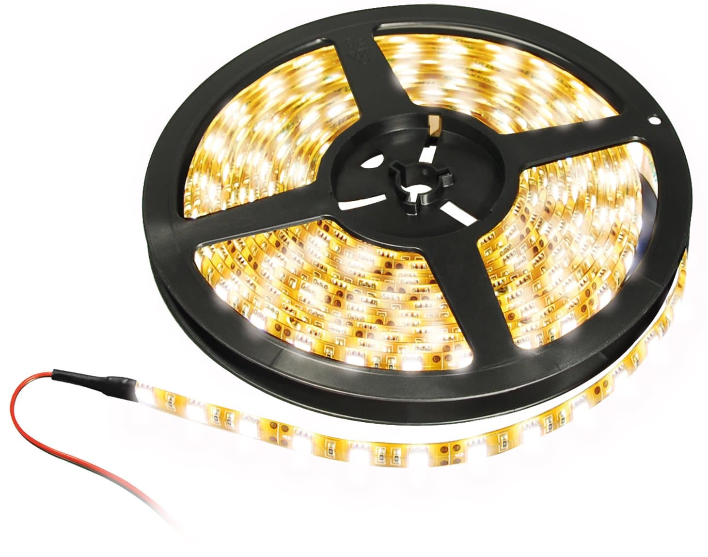 Transmedia LB7WL LED Strip 12 V / 30 W / 5400lm 5 M 120° Dimmable 60 SMD-Led 5050 / Meter/Warm White / 3000 K / 10 x 3 MM LB2WL