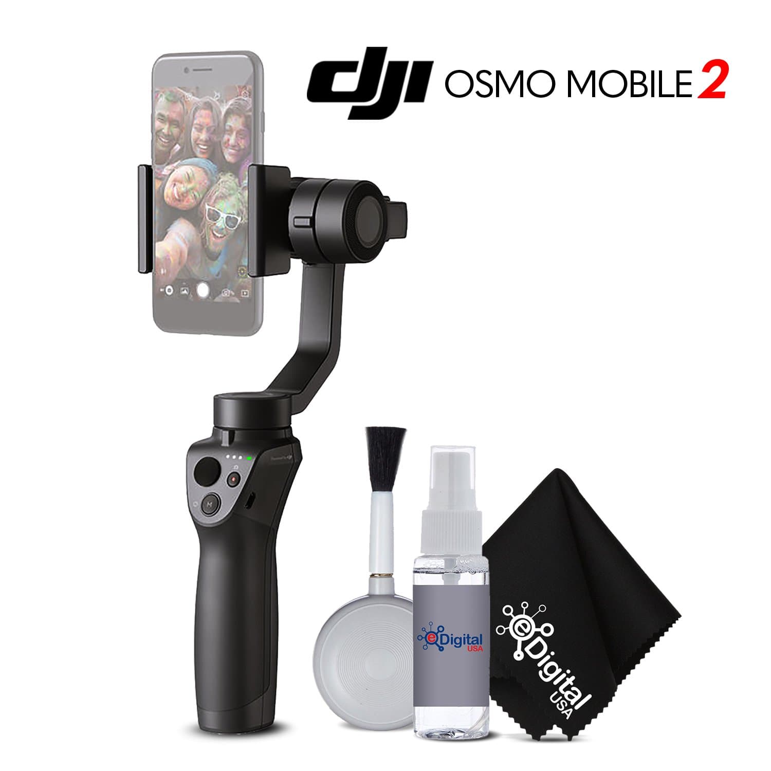 DJI osmo Mobile 2 Handheld Smartphone Gimbal Starter Bundle